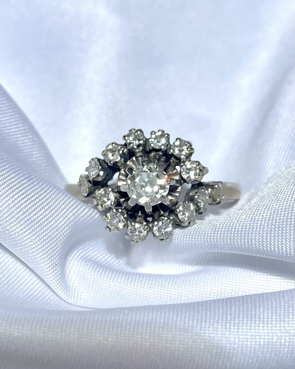 Bague Marguerite Diamants "Olga"
