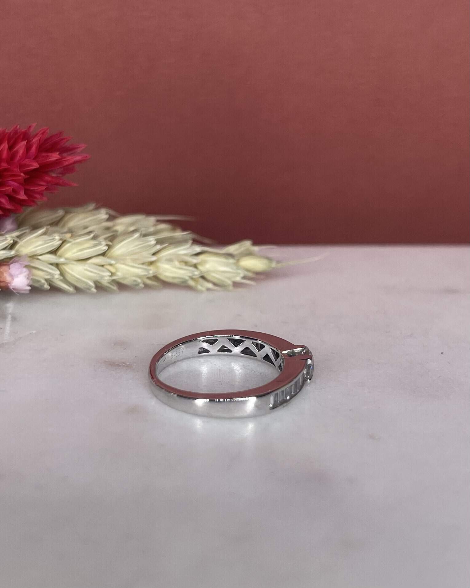 Bague Solitaire Diamants 0.58 carat "Emily" - Elliade Paris