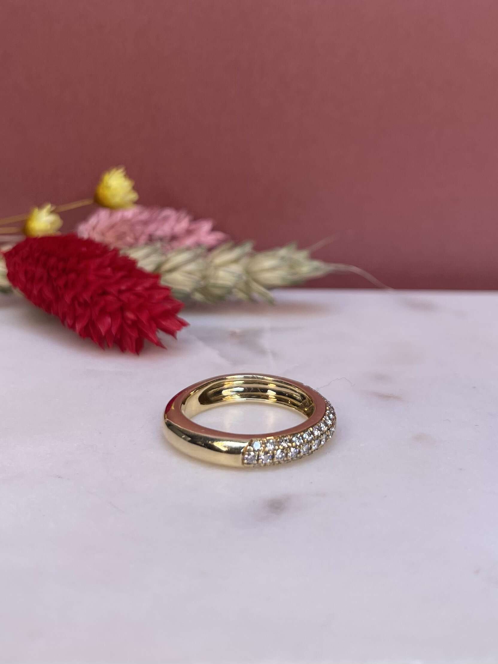 Bague Jonc 43 Diamants "Thelma"