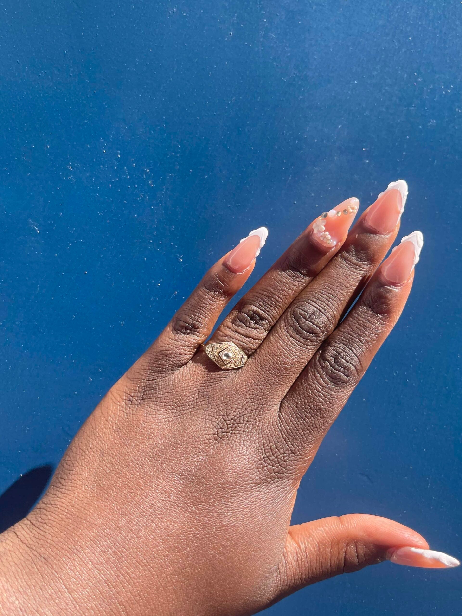 Bague Art-Déco Diamants 0.13 carat "Patricia"