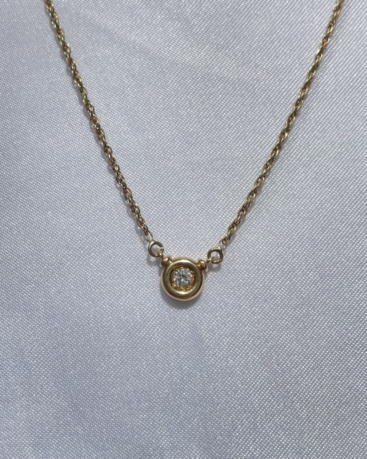 Collier diamant vintage "Rosie"