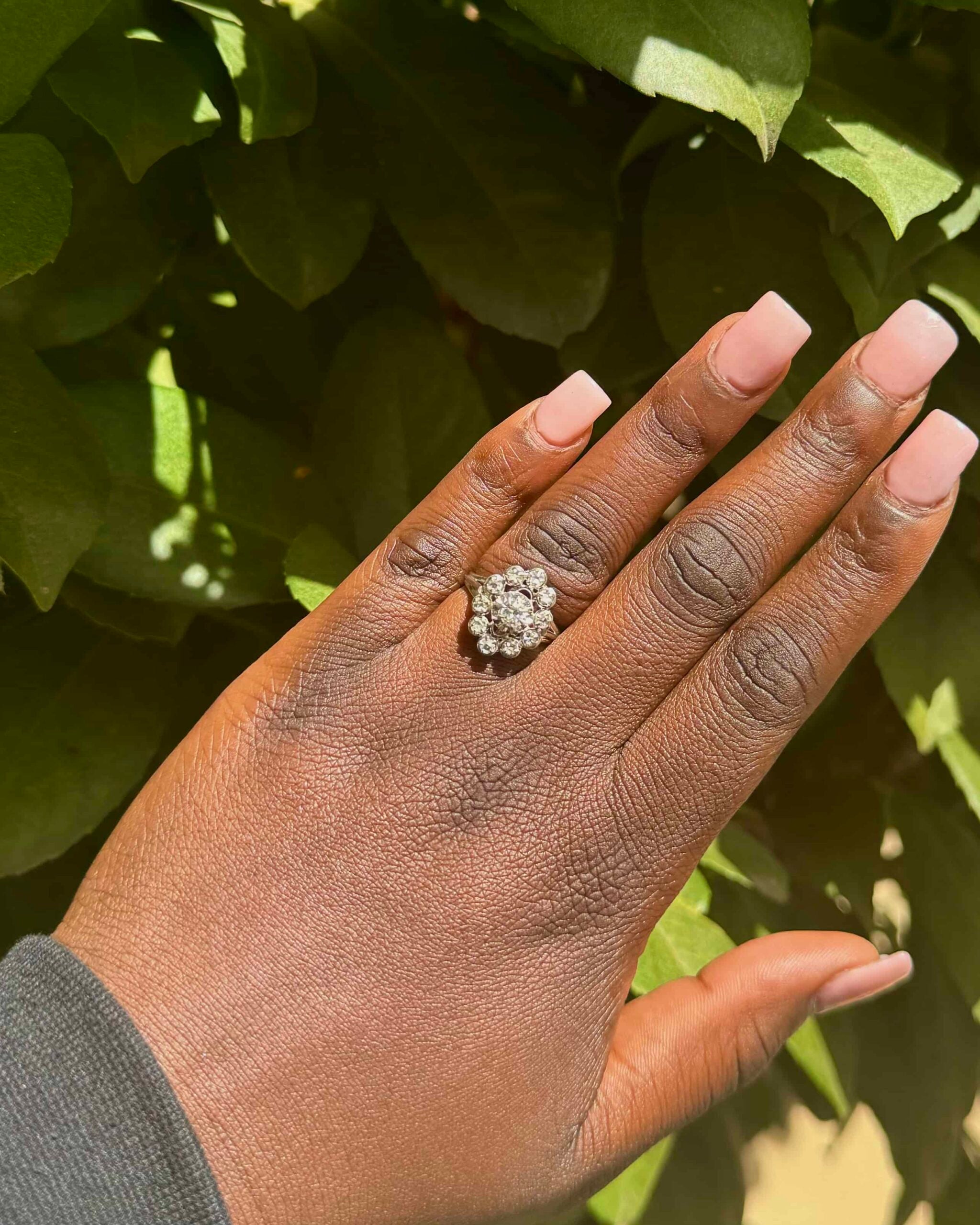 Marguerite Ring 11 Diamonds 0.60 carat "Ludmila"