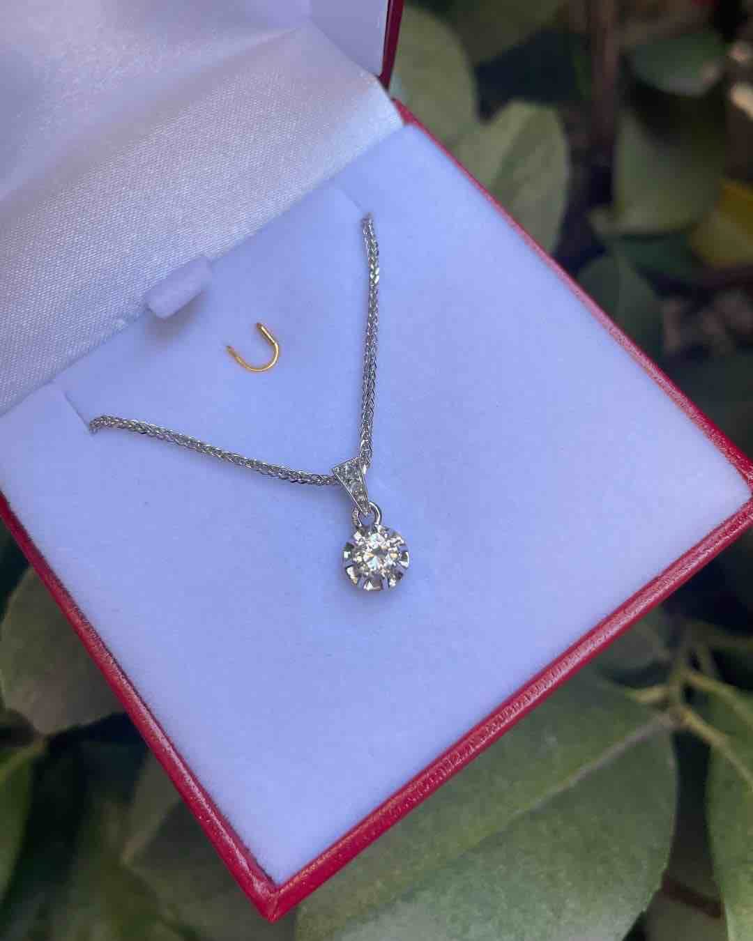 Art Deco Diamond Pendant 0.39 carat "Mona"