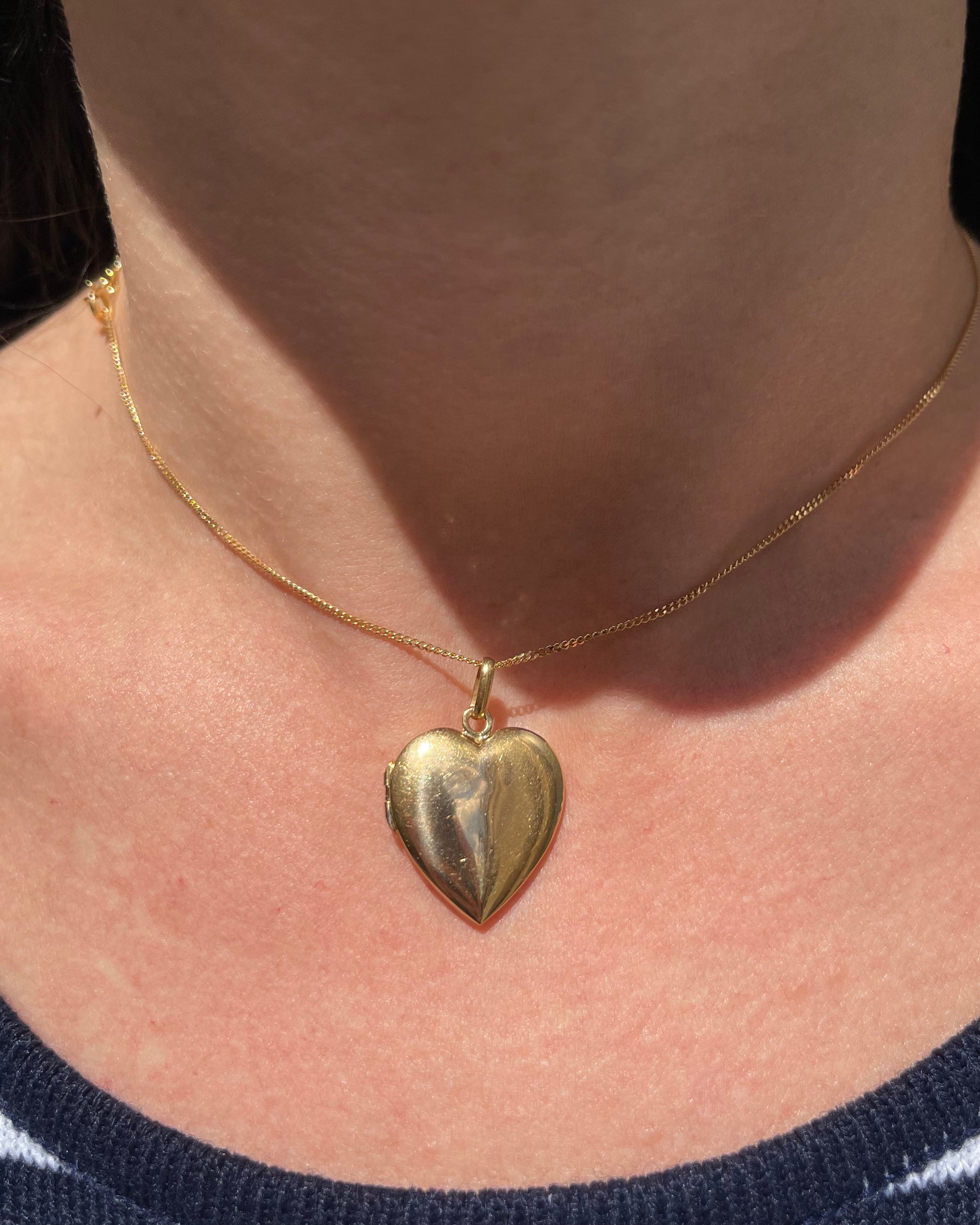 Pendentif Coeur Ouvrant Or Jaune 18 Carats "Love"