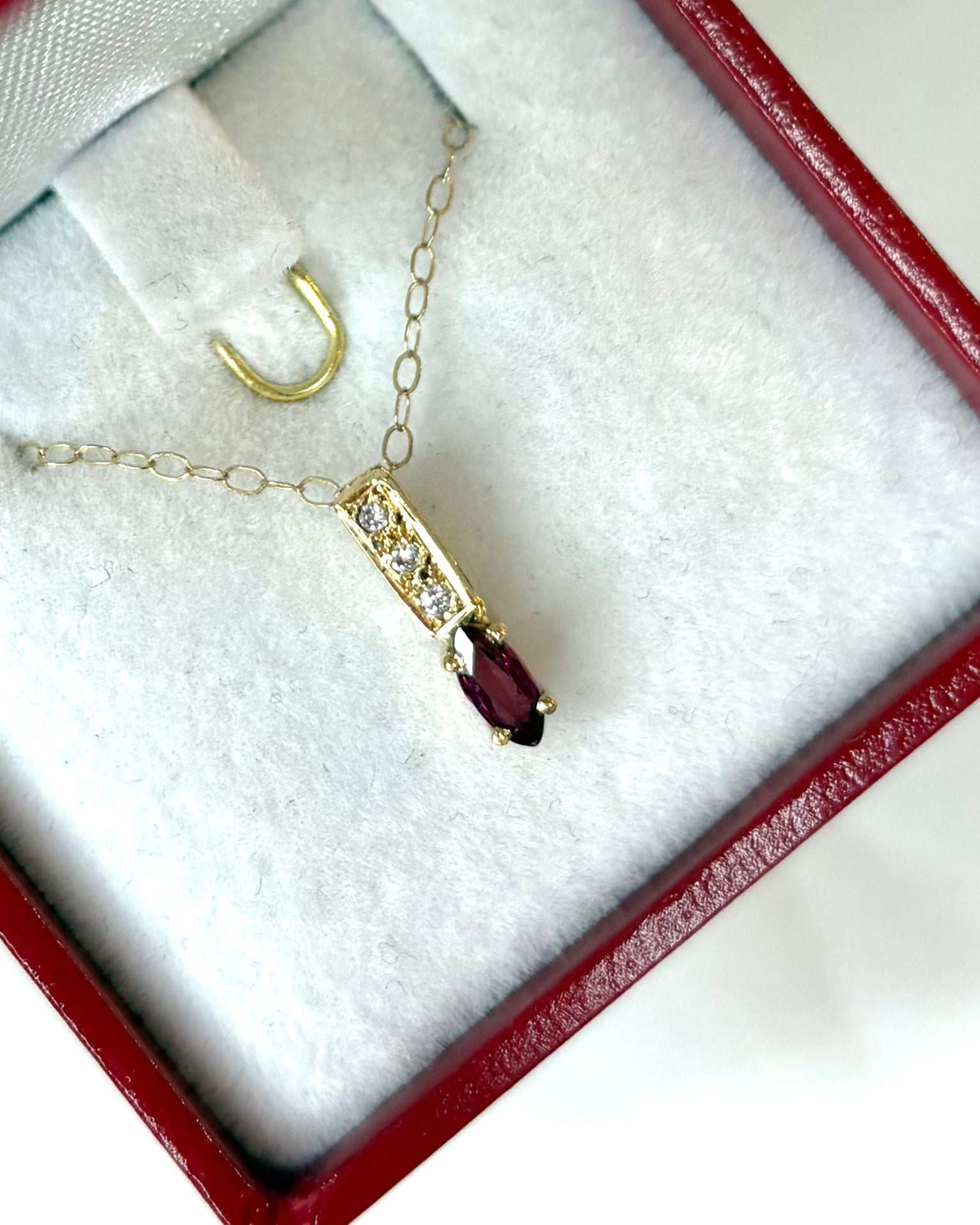 Pendentif Rubis & Diamants "Georgia"
