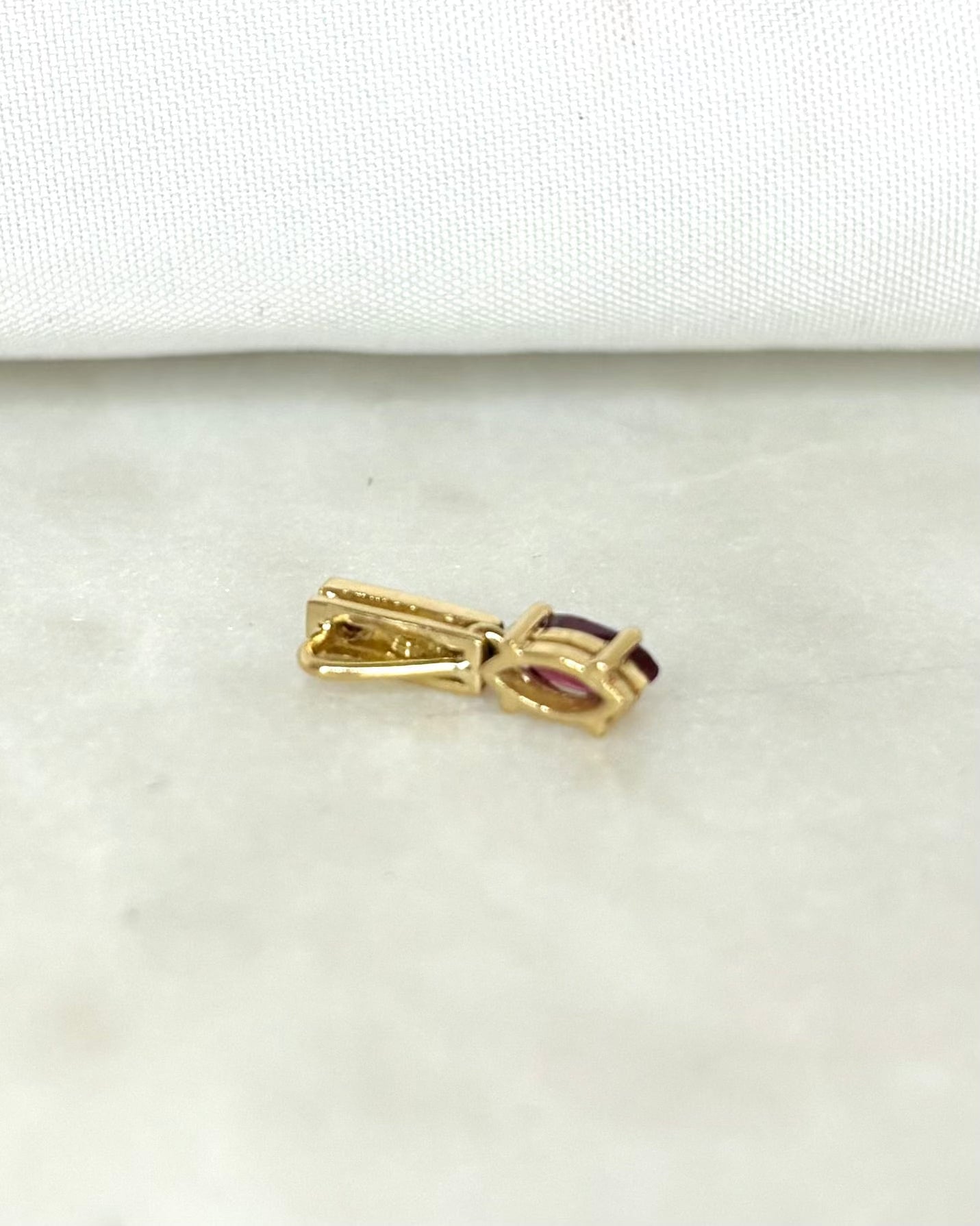 Ruby & Diamond Pendant "Georgia"