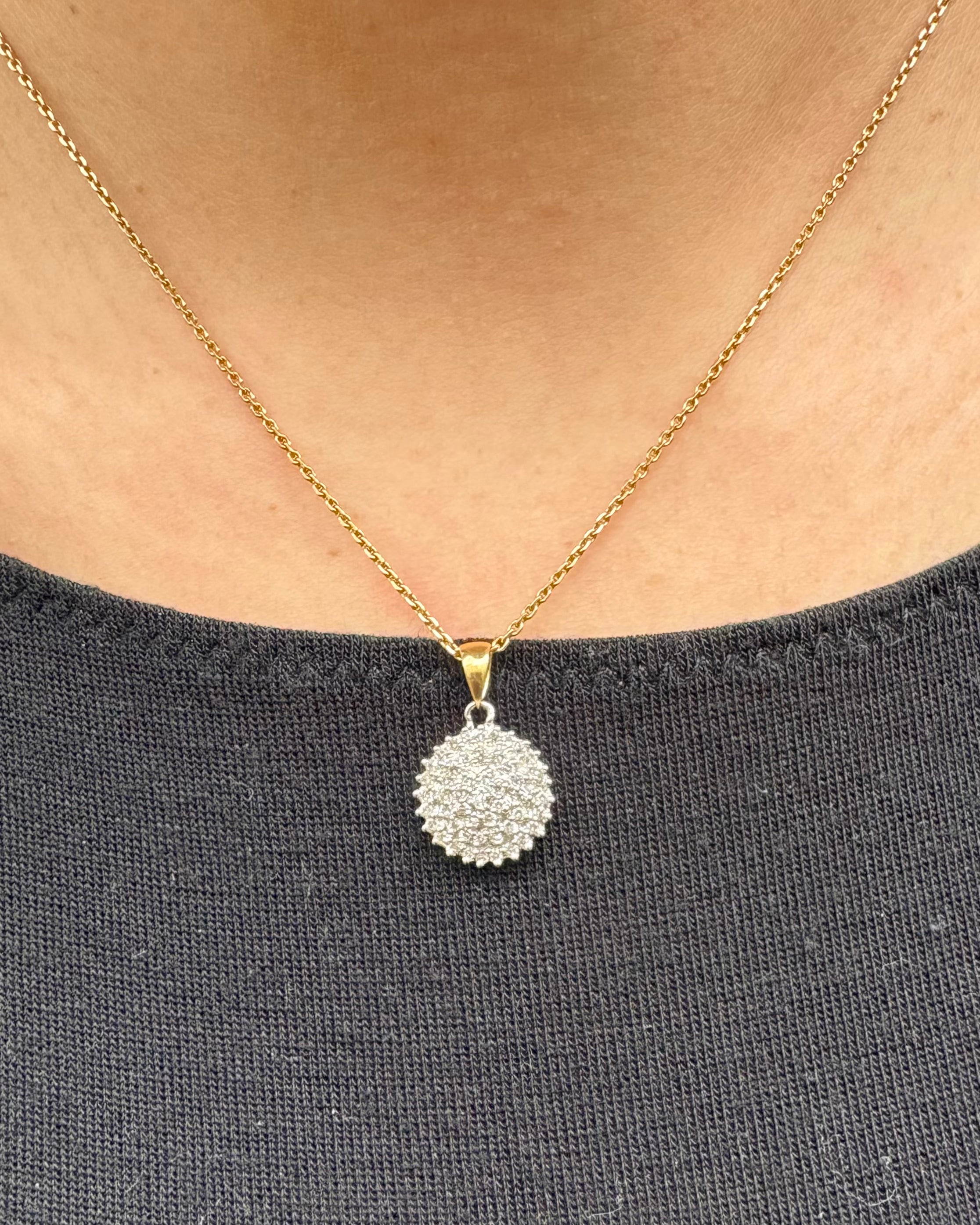 Pendentif Vintage 50 Diamants 0.50 carat "Julia"