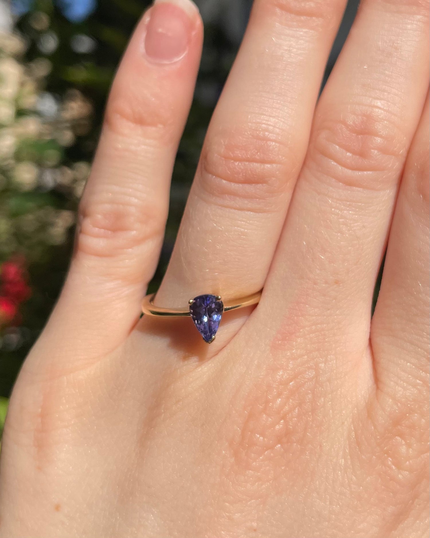 Bague Solitaire Tanzanite 0.75 carat "Mariane"