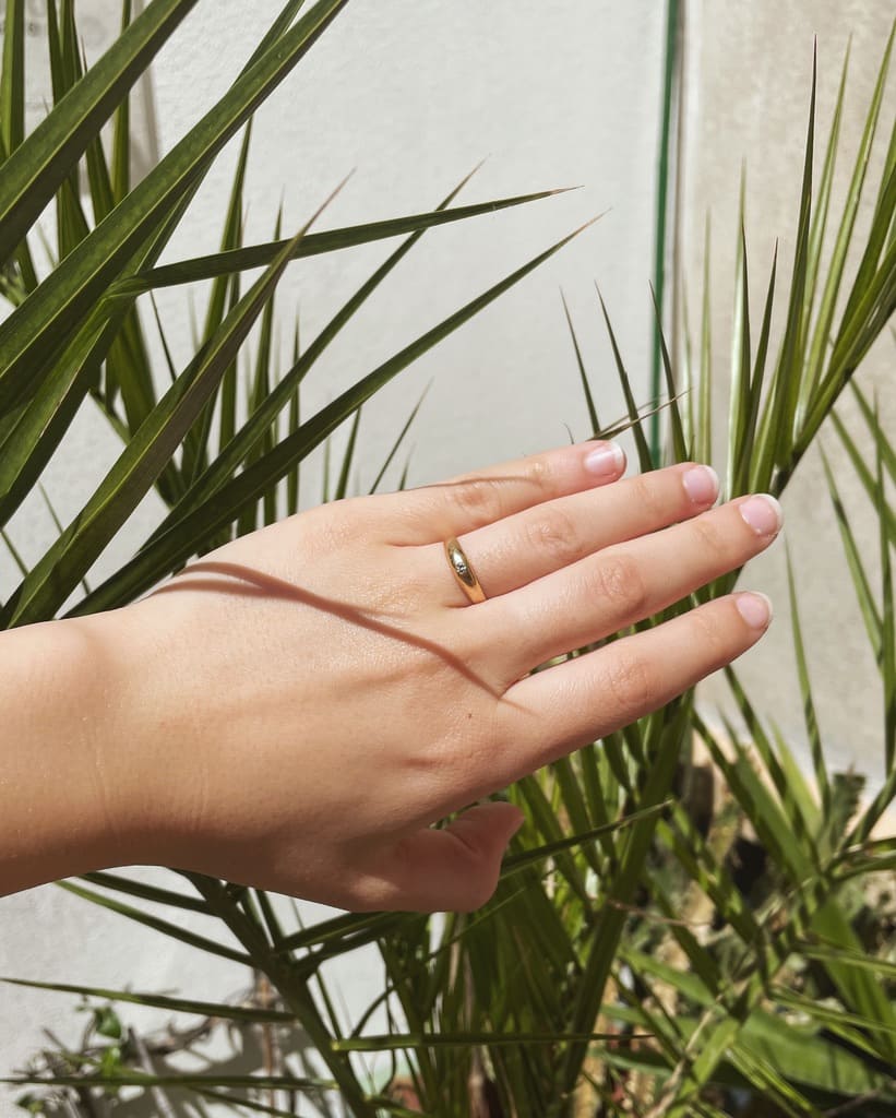 Bague Jonc Diamant "Martina"