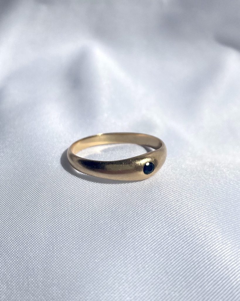 Bague Jonc Saphir "Albane"