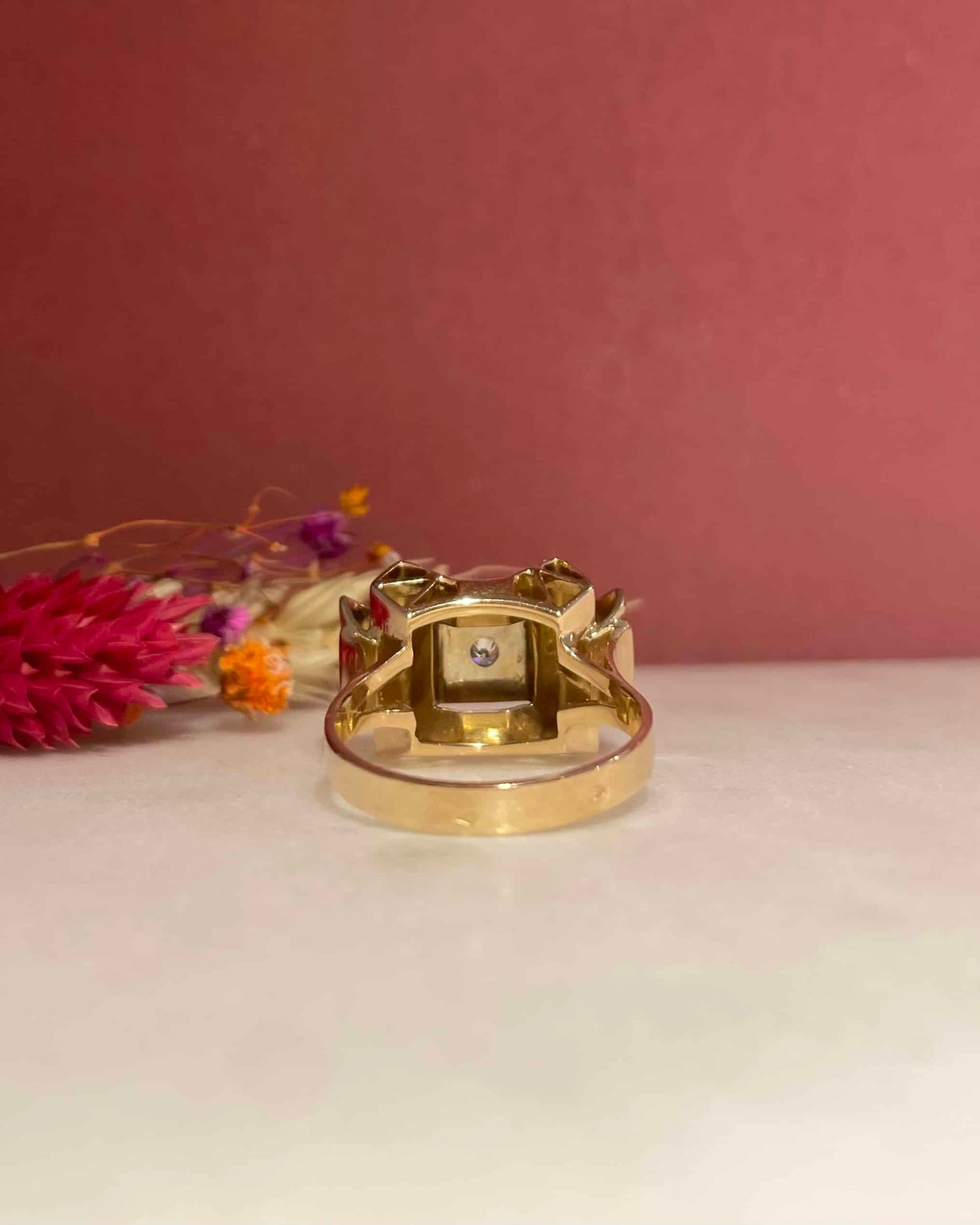 Bague Tank Diamant "Roméo"