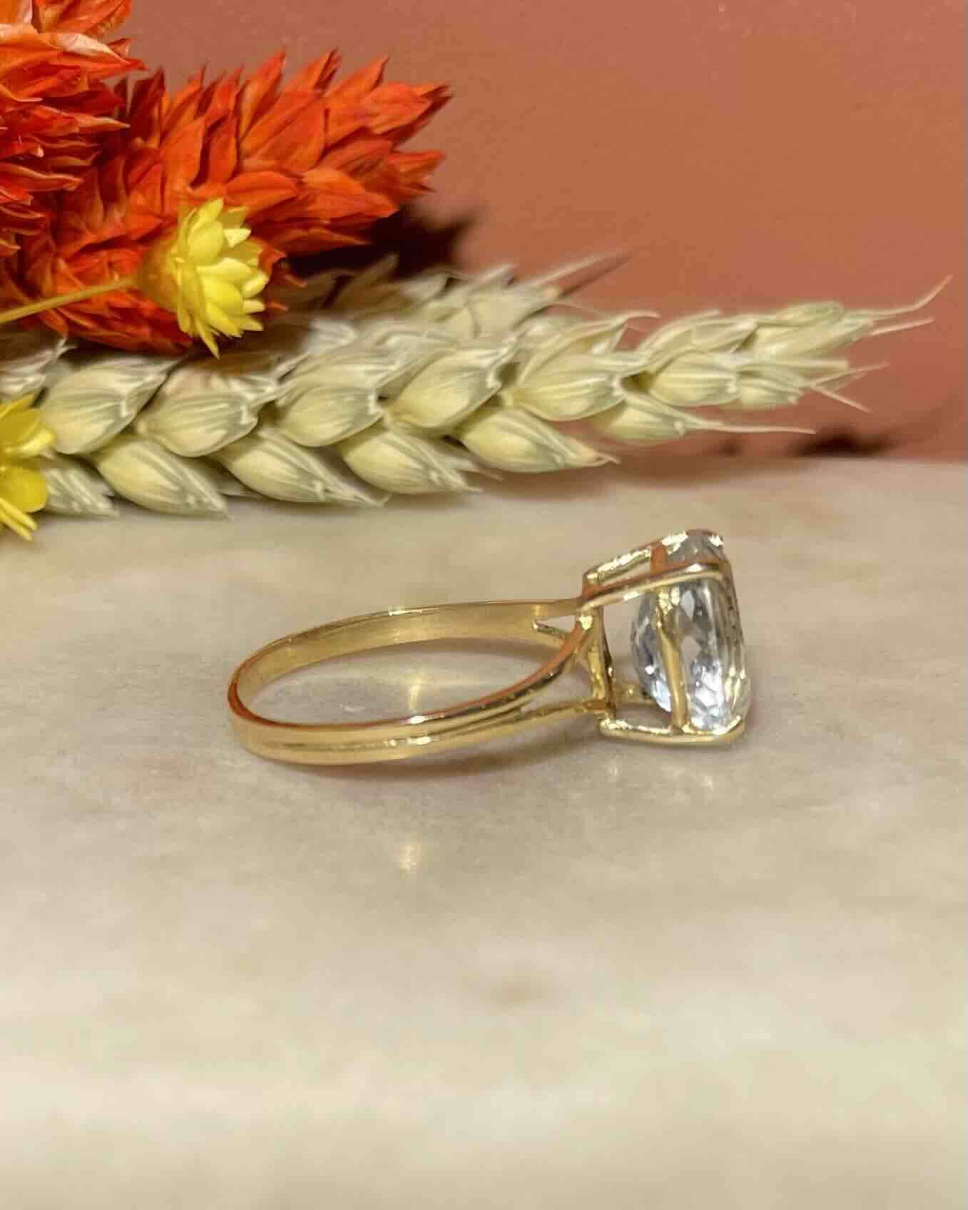 Bague Cocktail Aigue-Marine 2.50 Carats "Marwa"