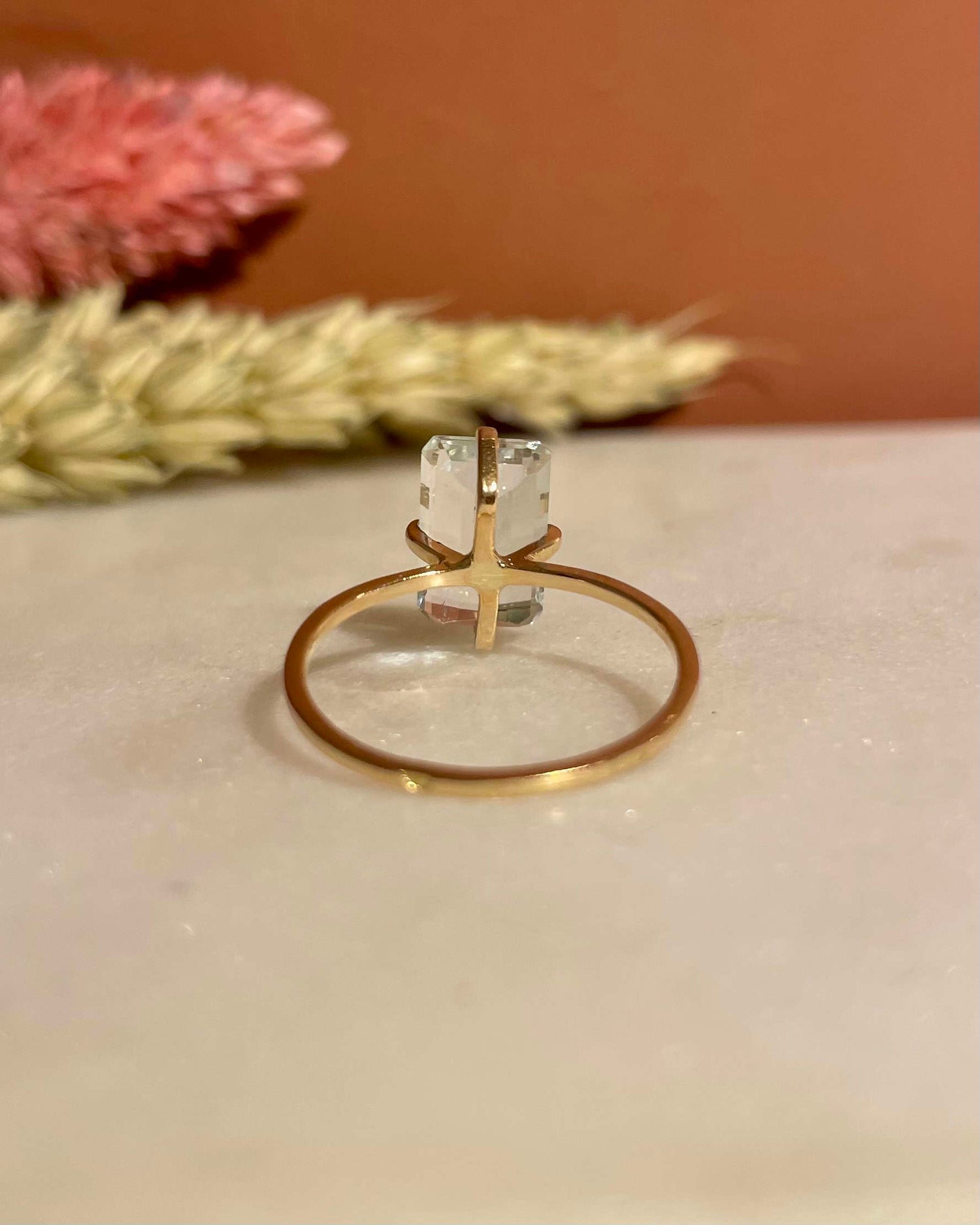 2 Carat Aquamarine Cocktail Ring "Mira"
