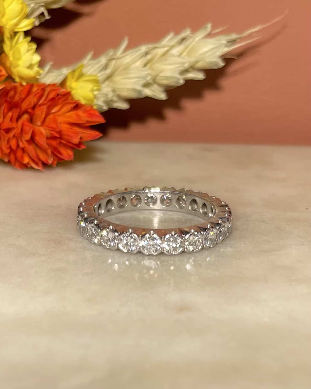 Alliance Américaine 1.60 Carat de Diamants "Lilie" - Elliade Paris