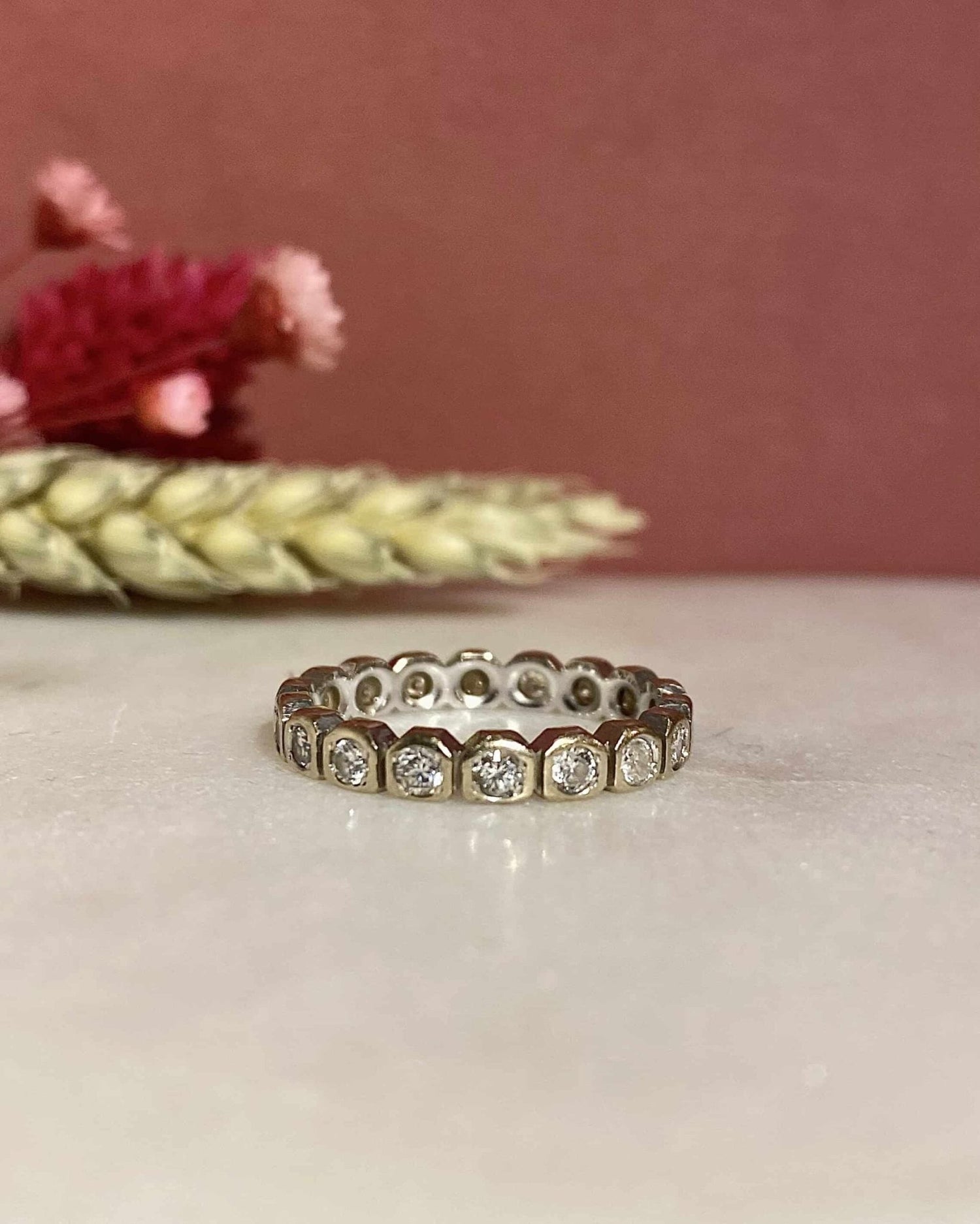 Alliance Américaine 18 Diamants 0.54 carat "Ophélie" - Elliade Paris