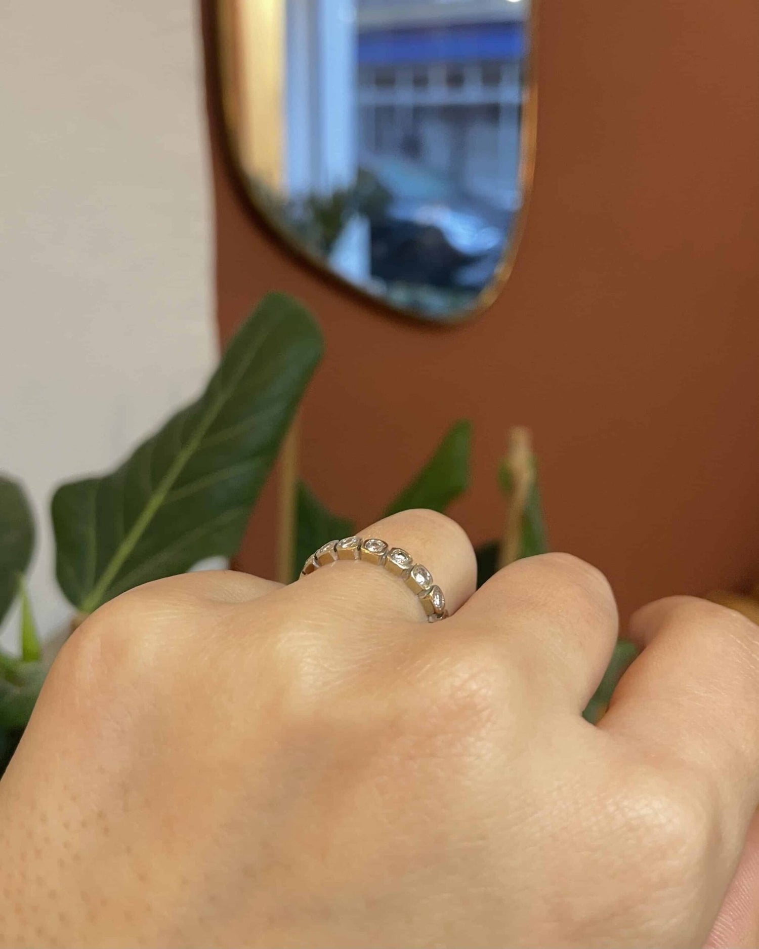 Alliance Américaine 18 Diamants 0.54 carat "Ophélie" - Elliade Paris