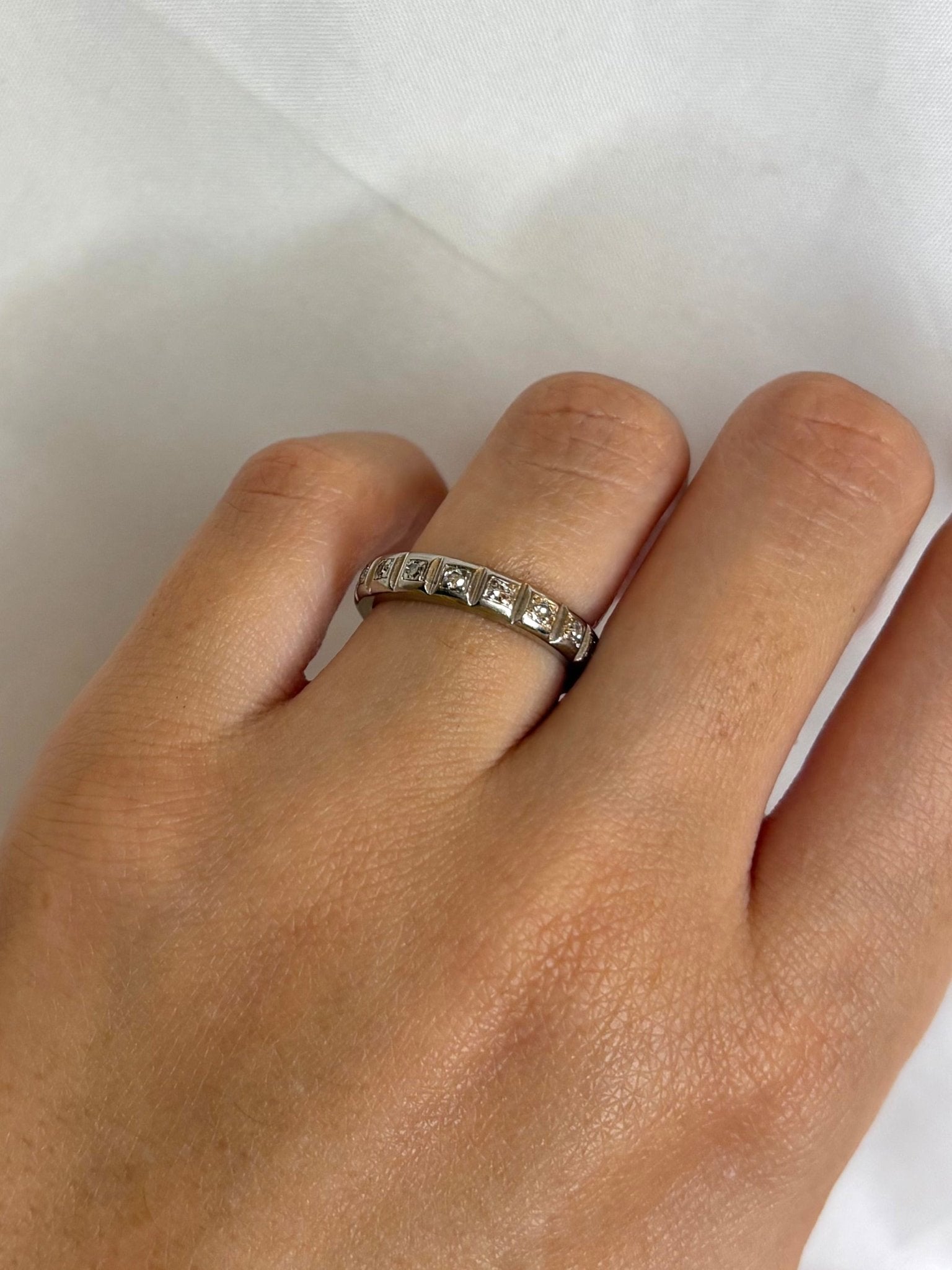 Alliance Américaine 18 Diamants 0.54 carat "Prisca" - Elliade Paris