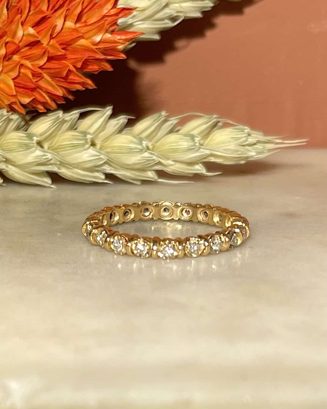 Alliance Américaine 20 Diamants 0.40 carat "Roxana" - Elliade Paris
