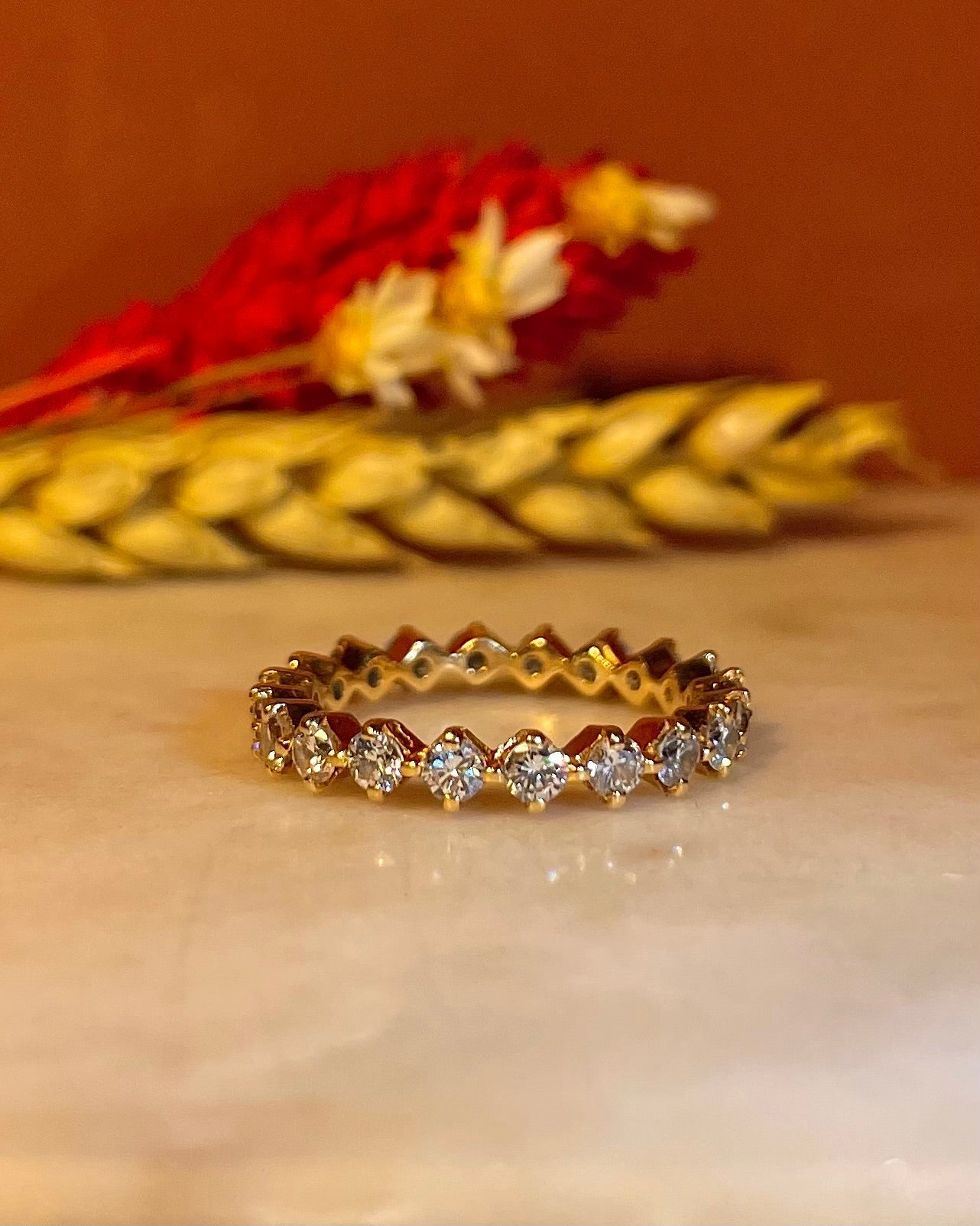 Alliance Américaine 20 Diamants 1 Carat "Leighton" - Elliade Paris