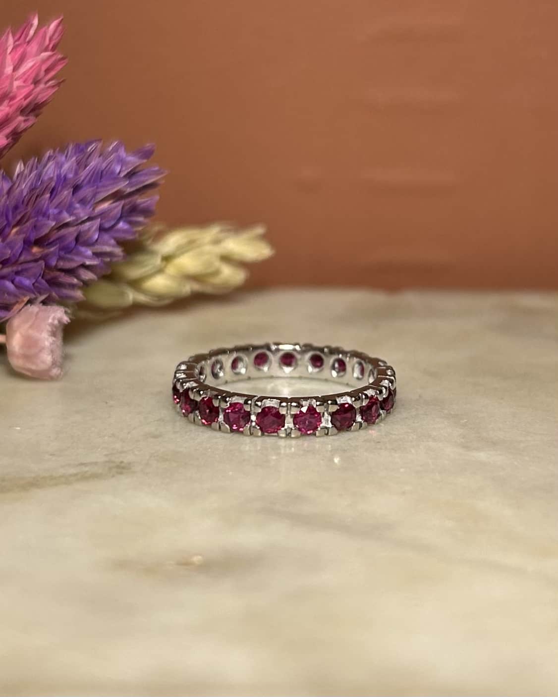Alliance Américaine 20 Rubis 1 carat "Mariama" - Elliade Paris
