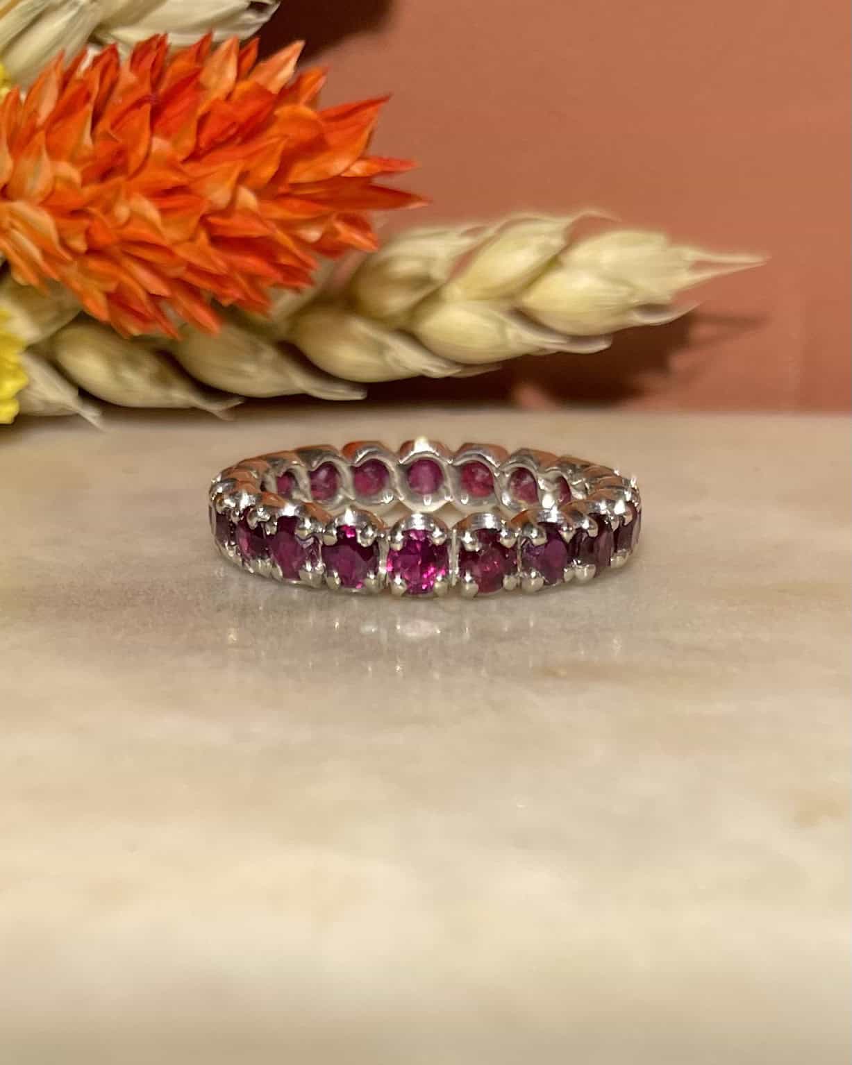 Alliance Américaine 20 Rubis 2.60 carats "Irissa" - Elliade Paris