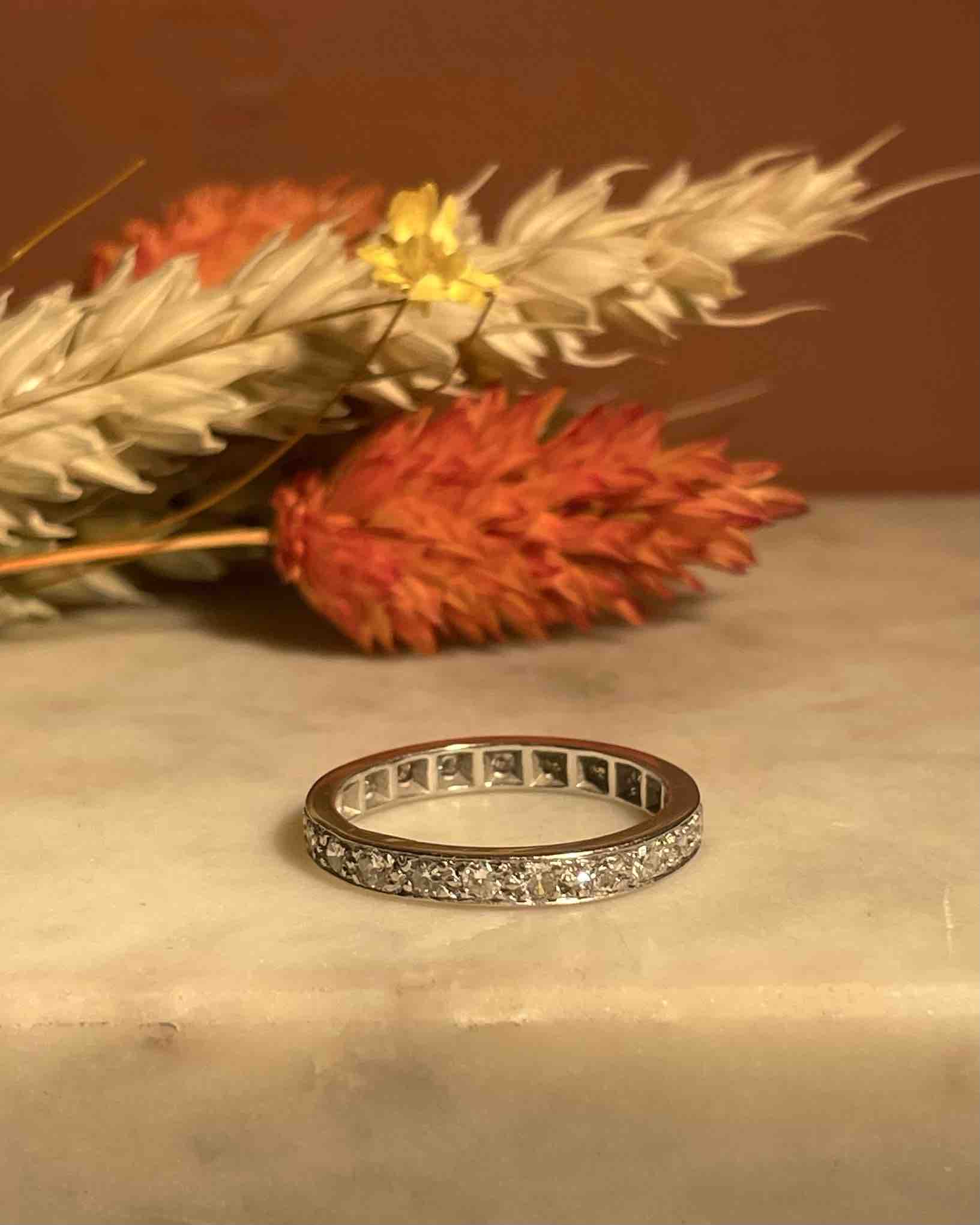 Alliance Américaine 21 Diamants 1.05 Carat "Solia" - Elliade Paris