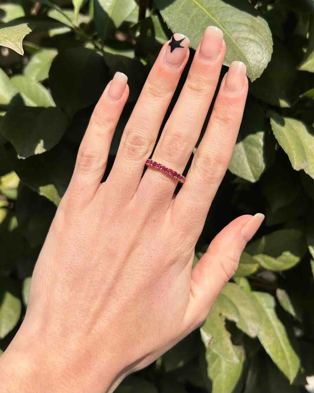 Alliance Américaine 24 Rubis 1.68 carat "Donatella" - Elliade Paris