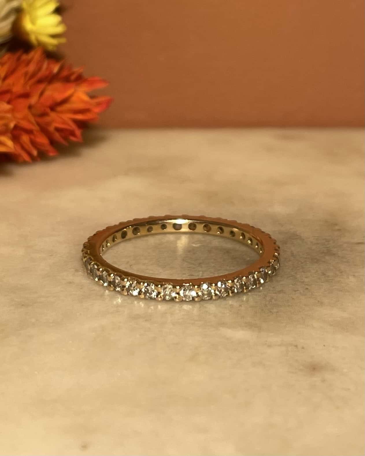 Alliance Américaine 34 Diamants "Leanne" - Elliade Paris