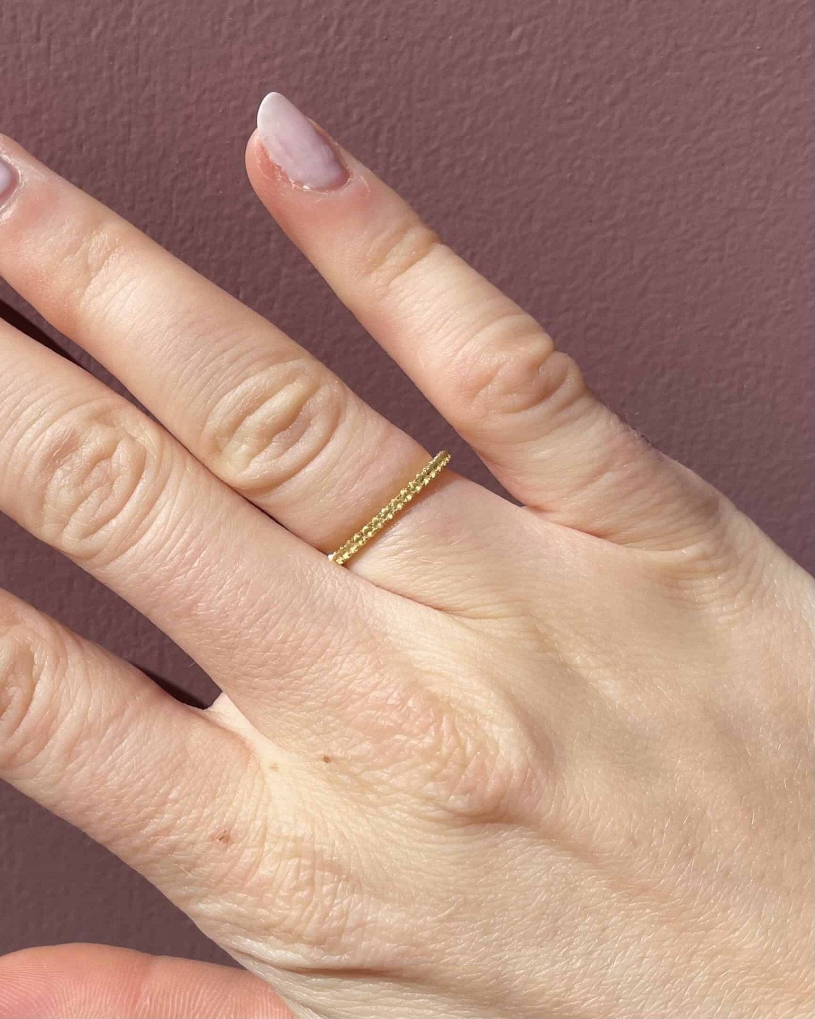 Alliance Américaine 41 Saphirs Jaune "Alaina" - Elliade Paris