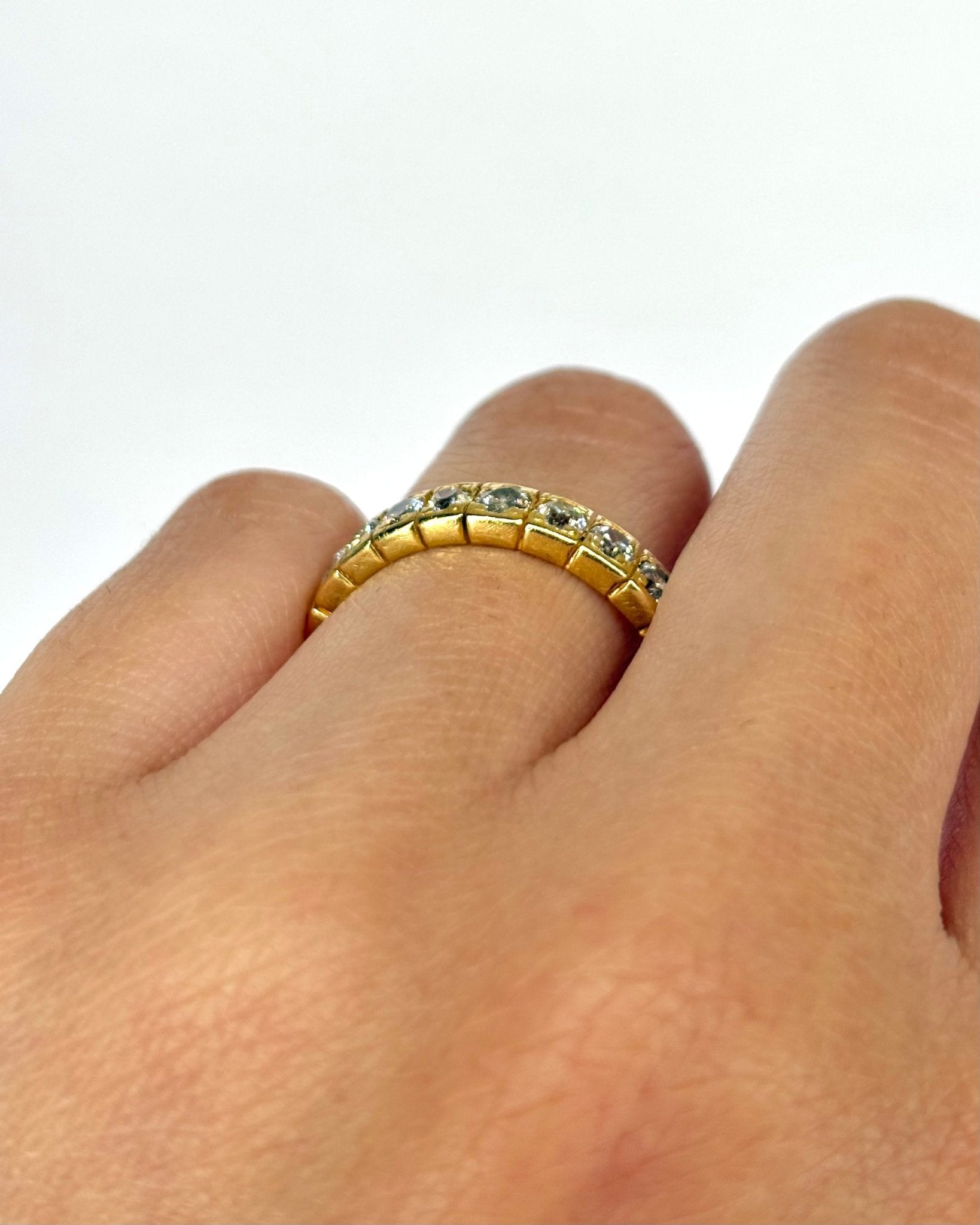 Alliance Américaine 4.72g & Diamants 1.10 carat "Carie" - Elliade Paris