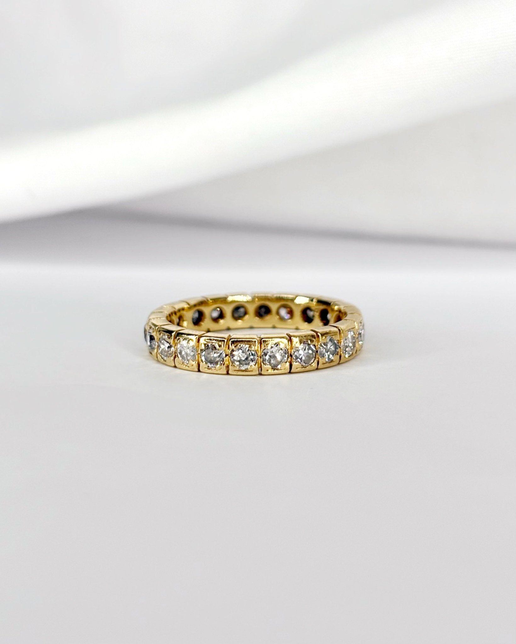 Alliance Américaine 4.72g & Diamants 1.10 carat "Carie" - Elliade Paris