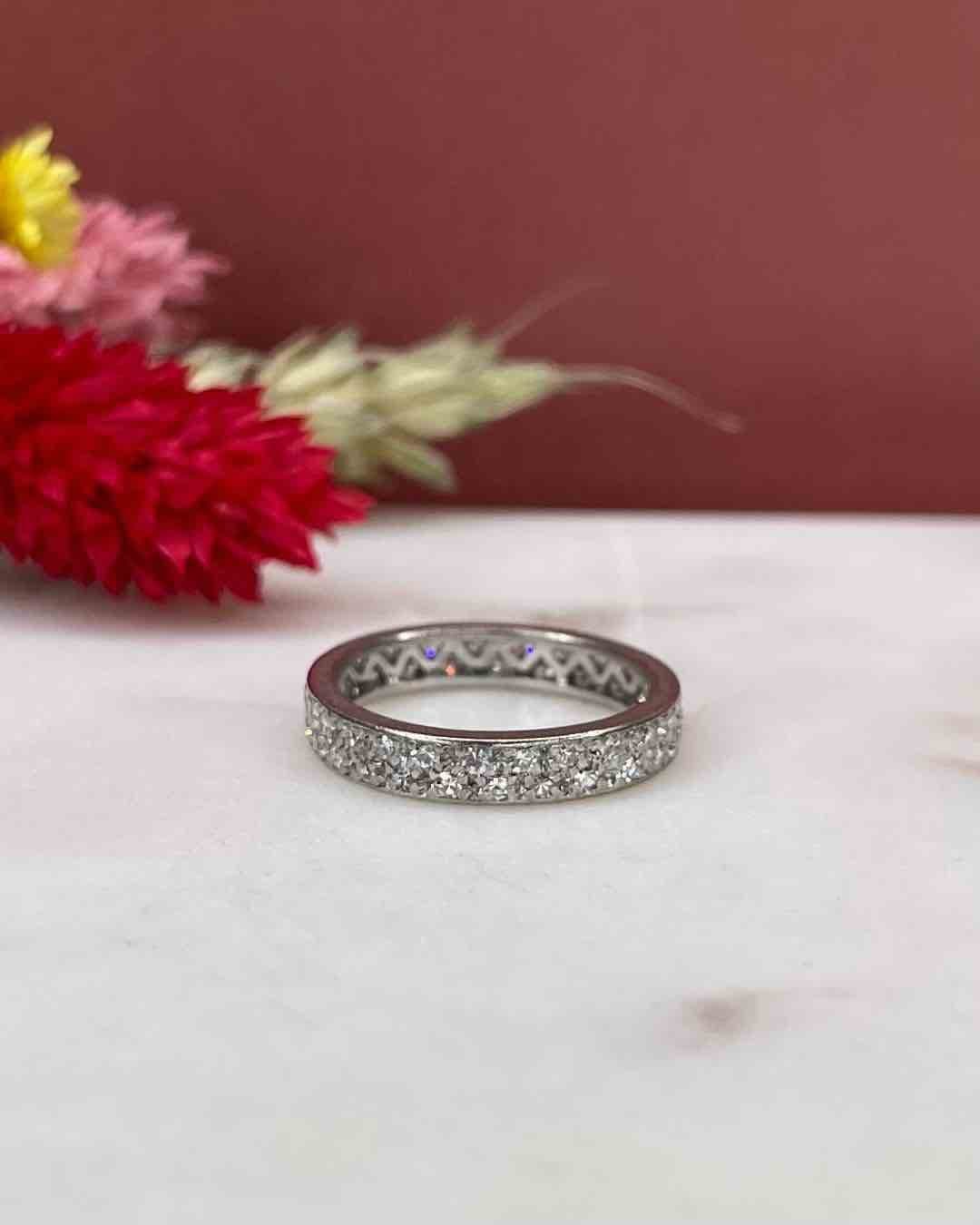 Alliance Américaine 50 Diamants "Annaelle" - Elliade Paris