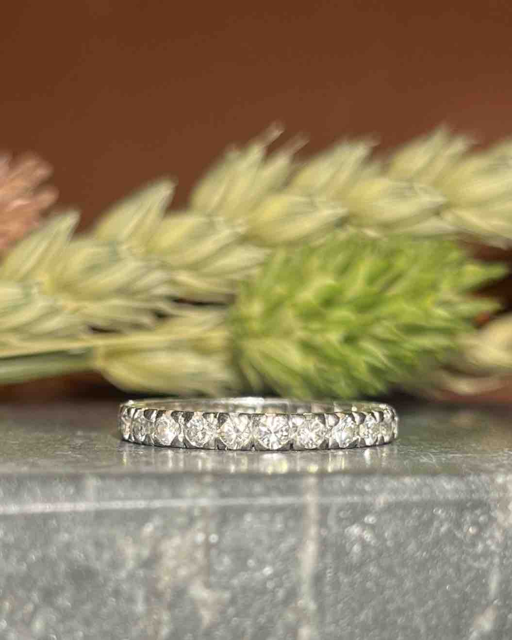 "Jocelyne" 1-carat American Diamond Wedding Band