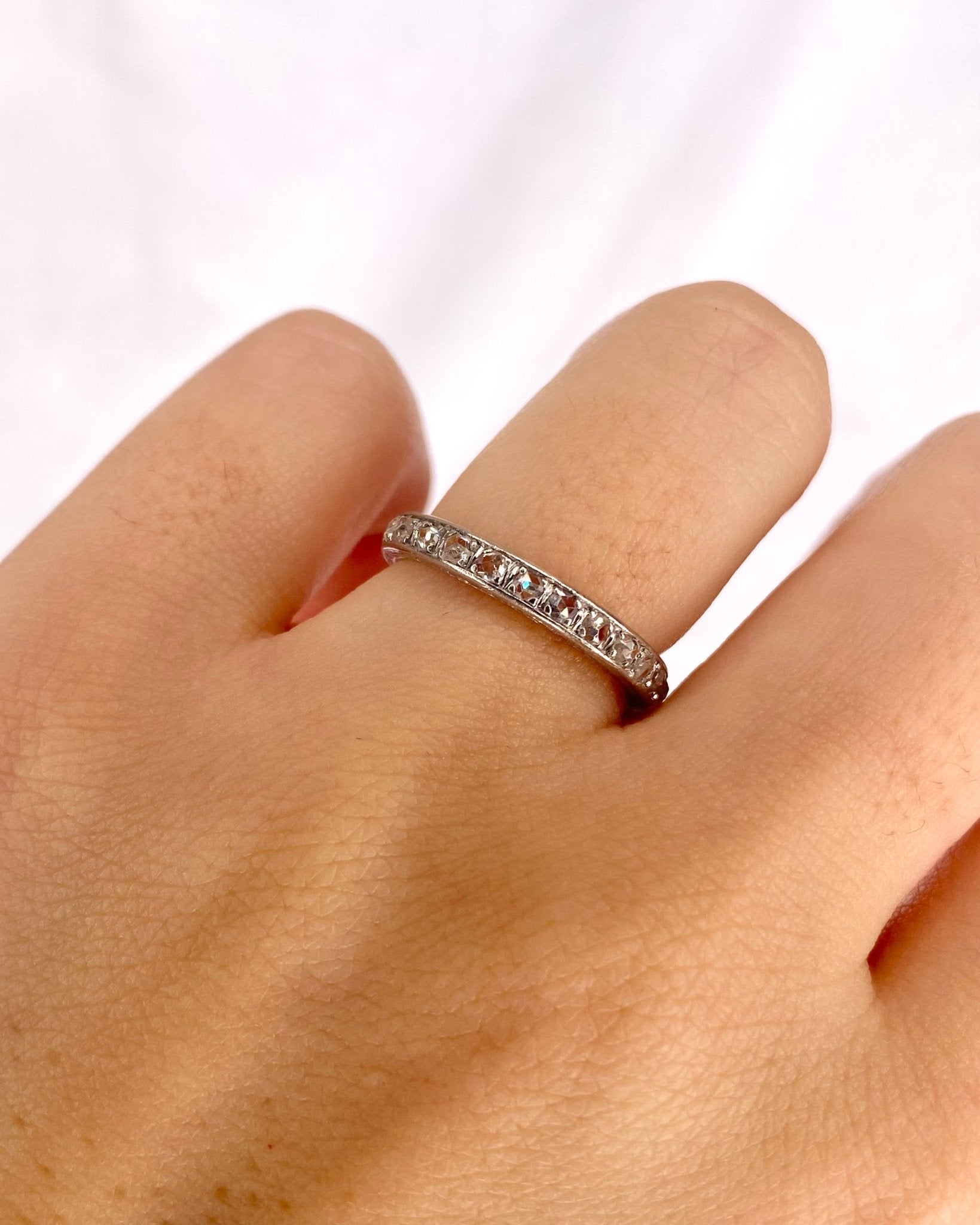 Alliance Américaine Art déco Diamants "Alessandra" - Elliade Paris