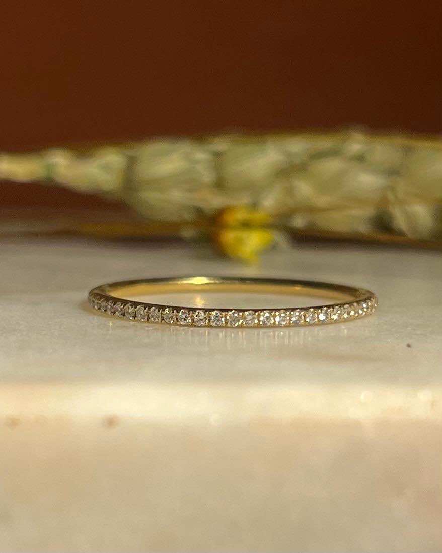 Alliance américaine diamants "Luna" - Elliade Paris