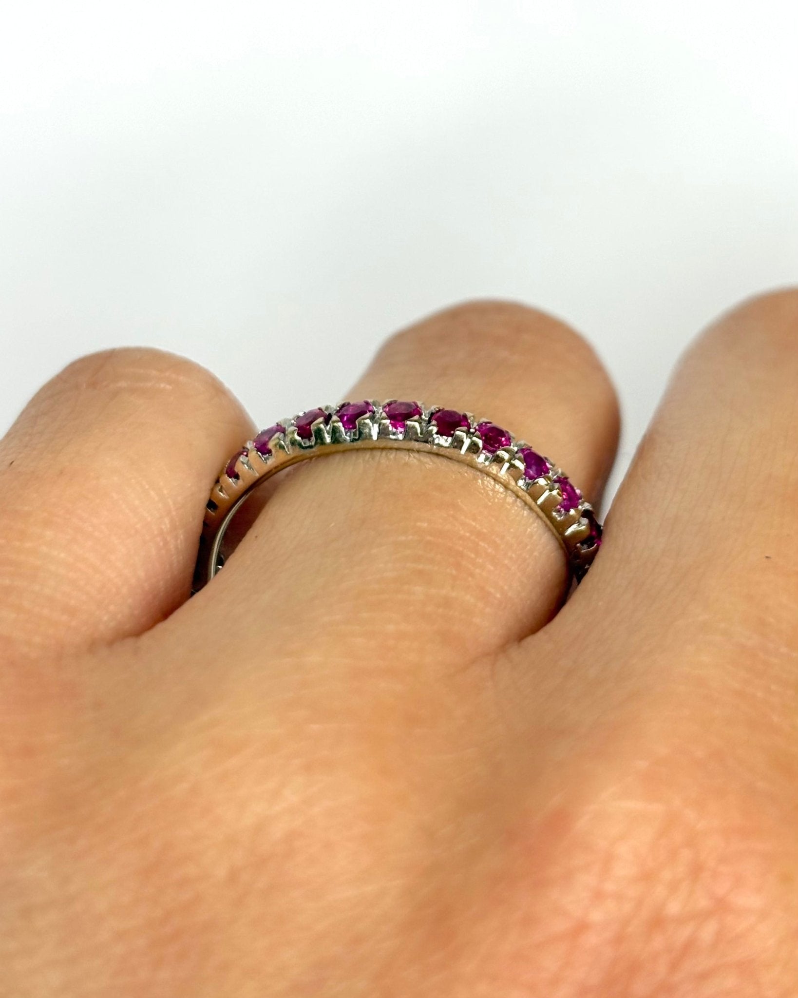 Alliance Américaine Rubis 0.87 carat "Lilou" - Elliade Paris