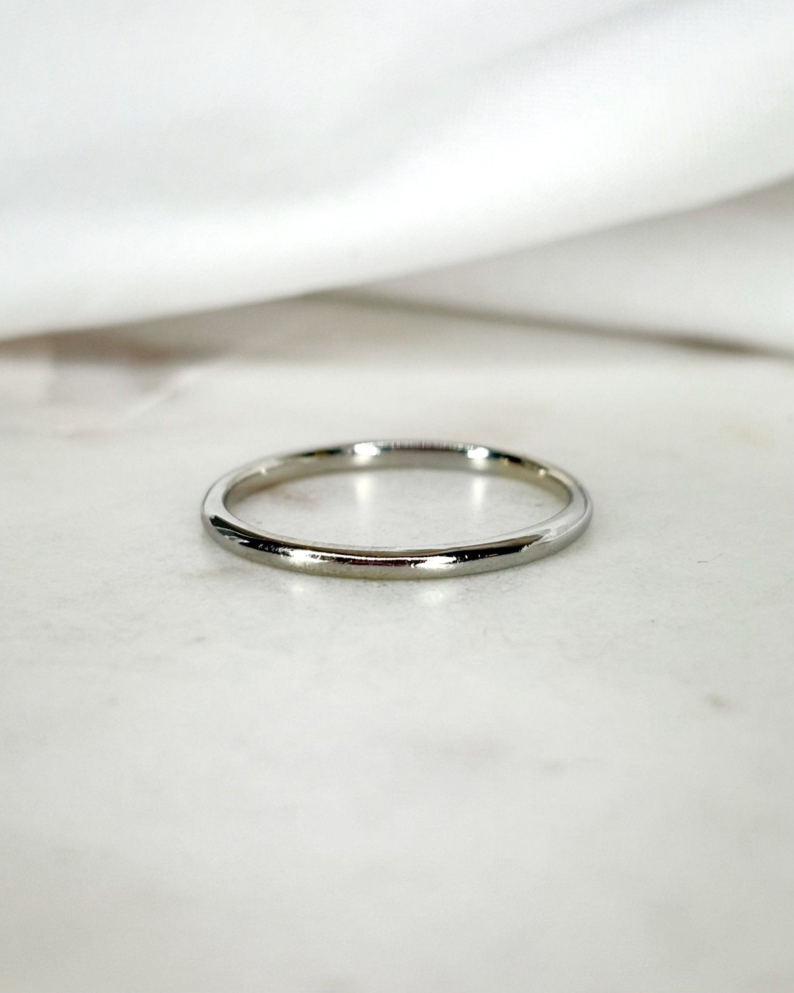 Alliance Or Gris 18 carats 1.61 g "Sasha" - Elliade Paris