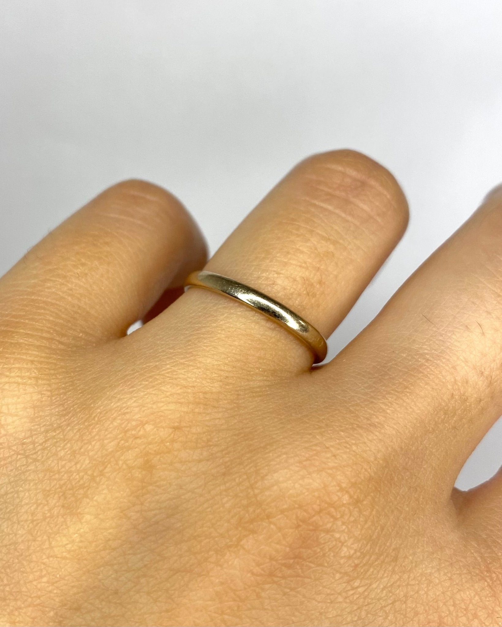 Alliance Or Gris 18 carats 2mm "Elia" - Elliade Paris