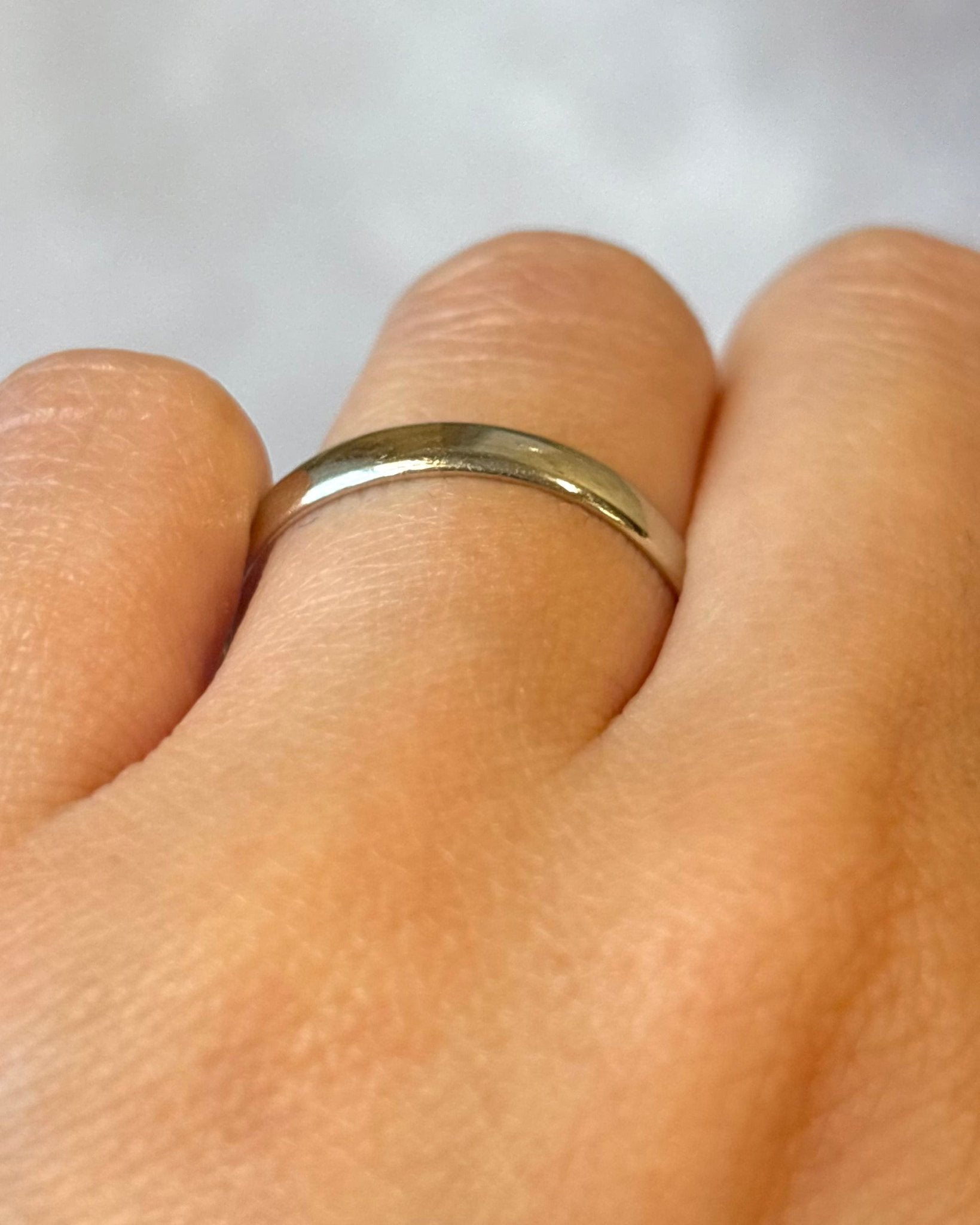 Alliance Or Gris 18 carats 3.3 mm "Tilda" - Elliade Paris