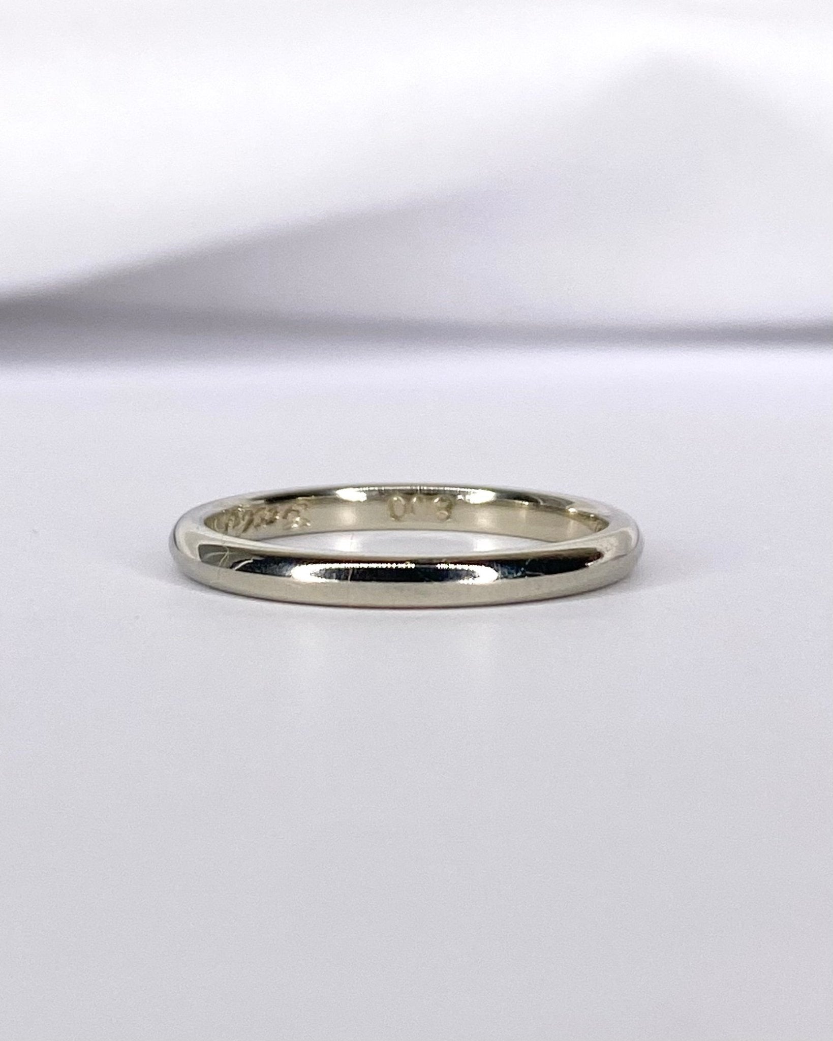 Alliance Or Gris 18 carats "Chantal" - Elliade Paris