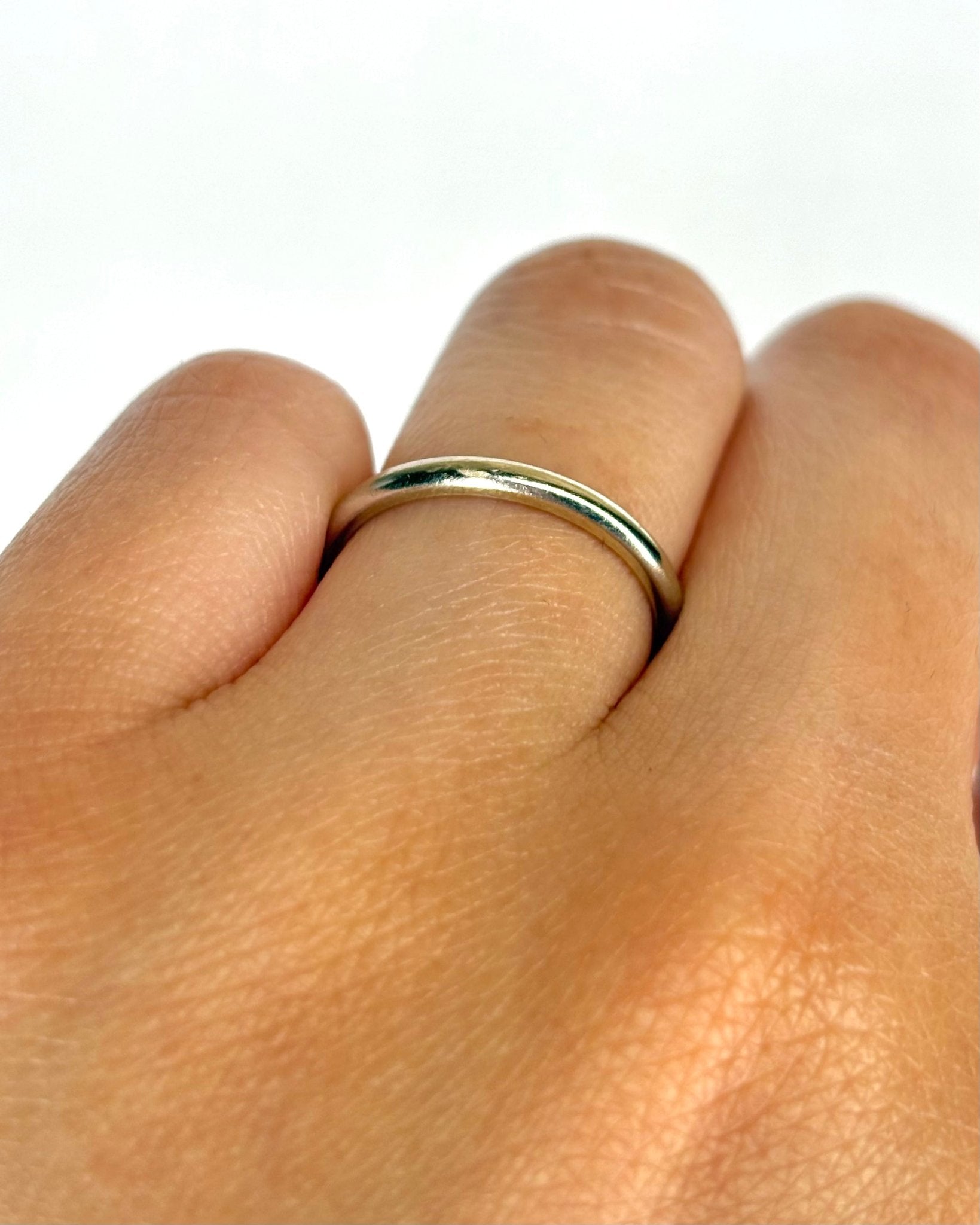 Alliance Or Gris 18 carats "Constance" - Elliade Paris