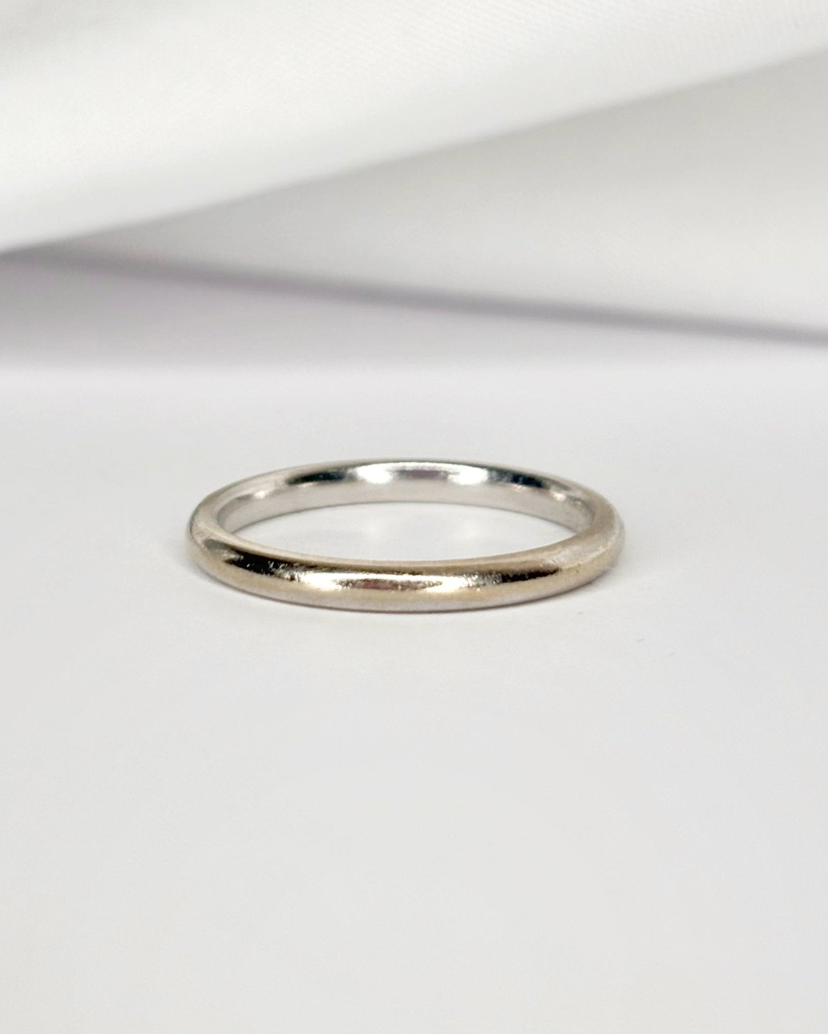 Alliance Or Gris 18 carats "Constance" - Elliade Paris