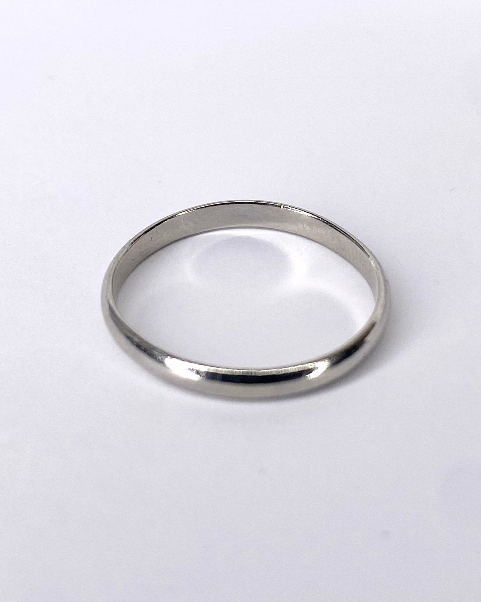 Alliance Or Gris 18 carats "Fabrice" - Elliade Paris