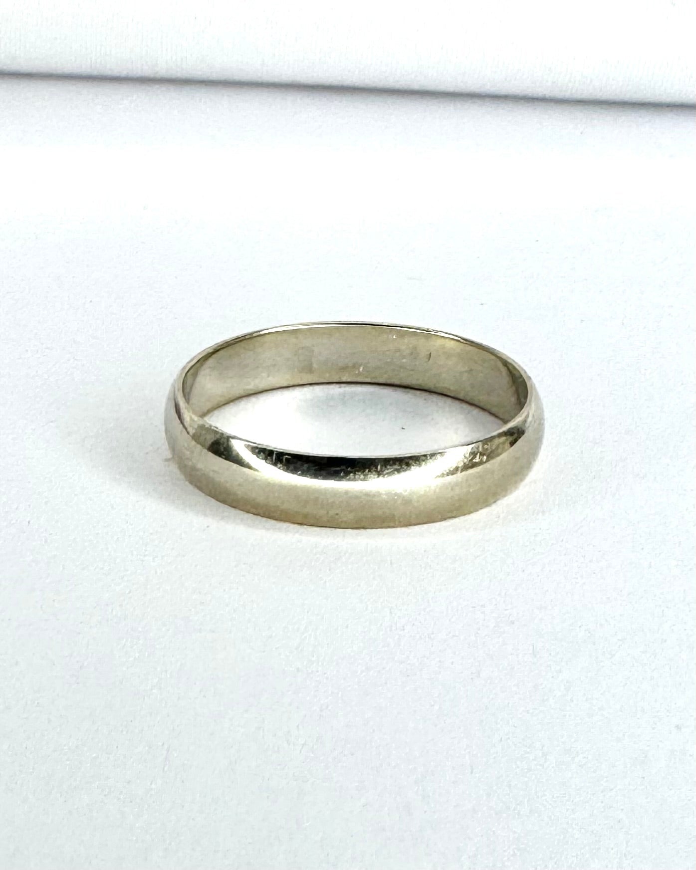 Alliance Or Gris 18 cts 3.8 mm "Loïs" - Elliade Paris