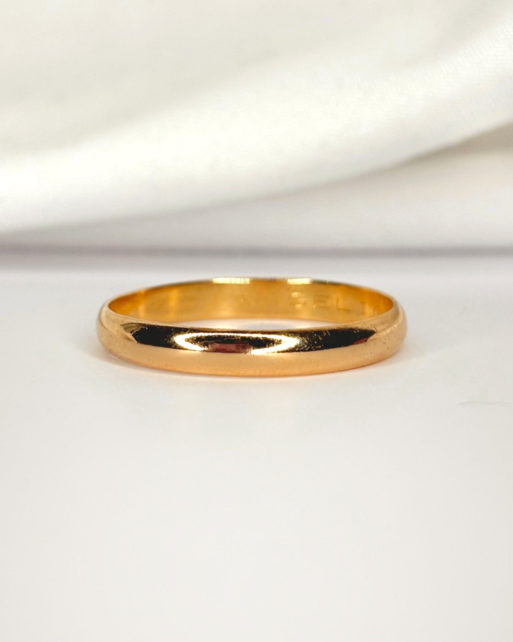Alliance Or Jaune 18 carats 0.3 mm 3.13g "Servet" - Elliade Paris