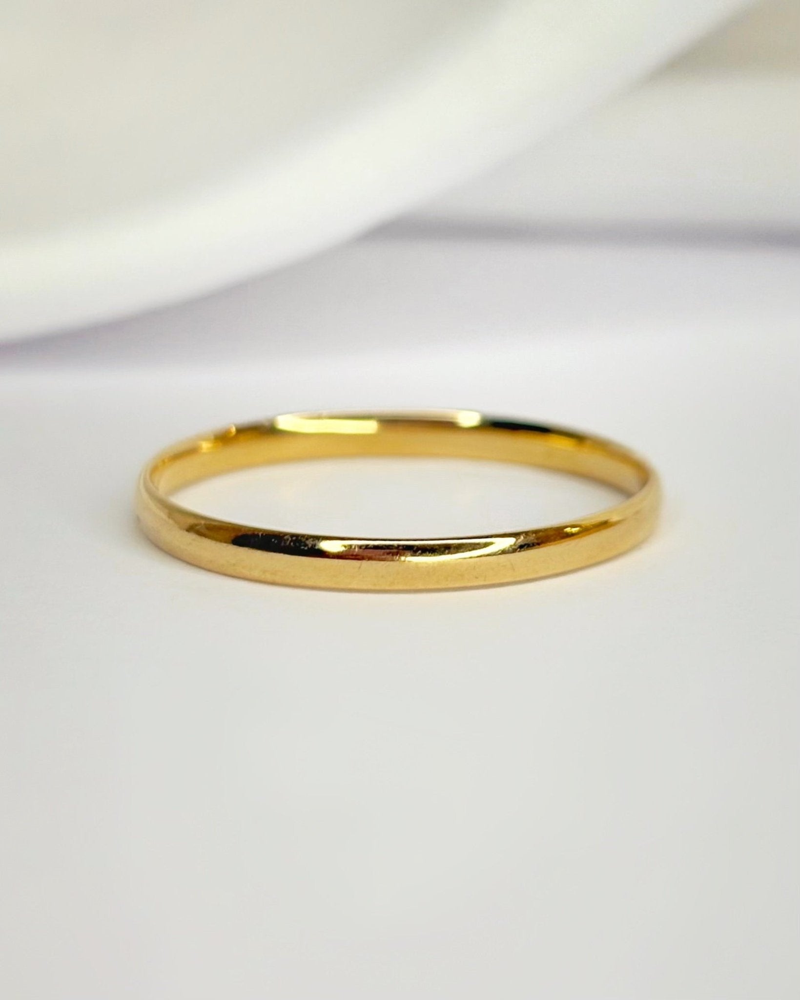 Alliance Or Jaune 18 carats 1.4 mm "Vera" - Elliade Paris