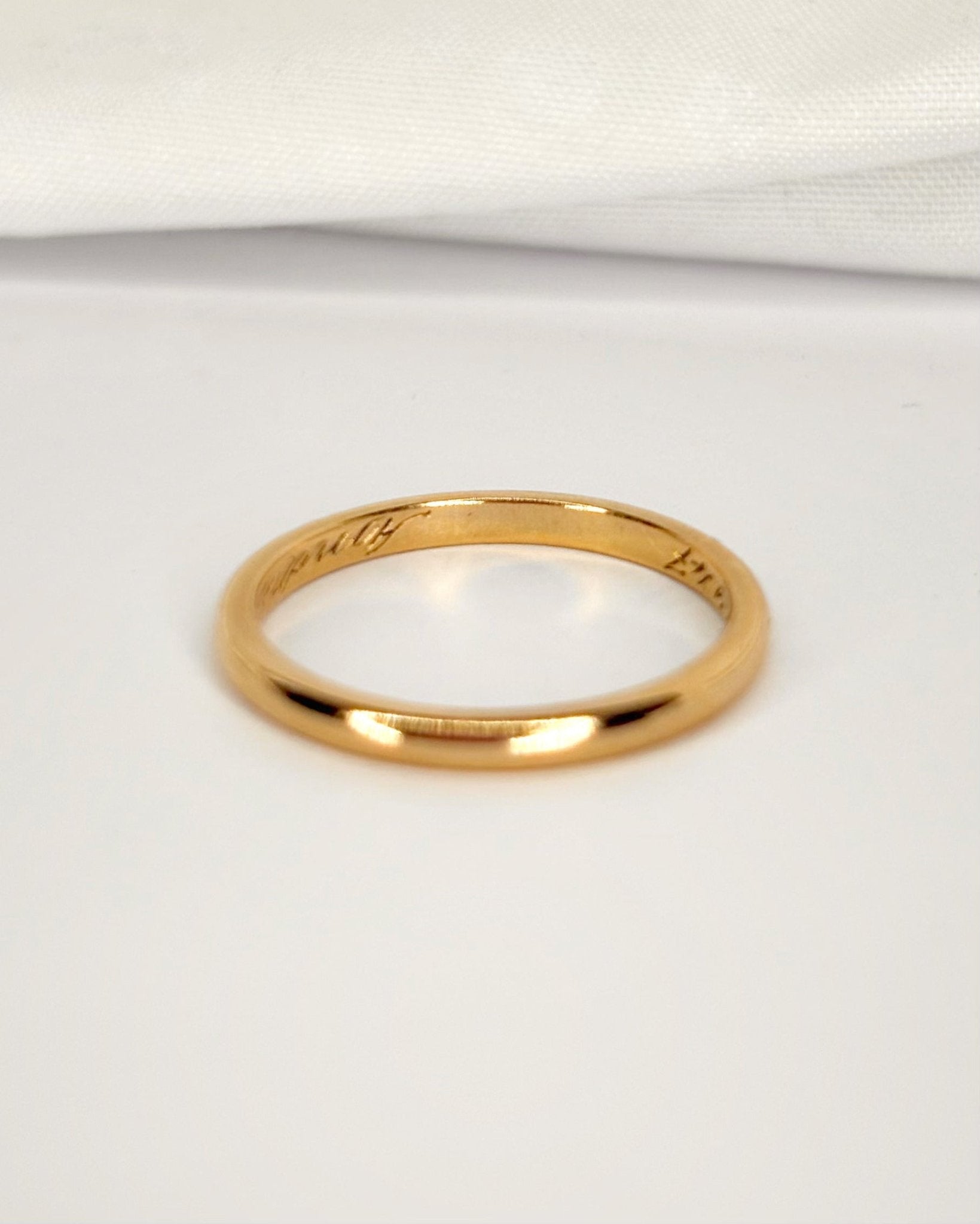 Alliance Or Jaune 18 carats 1.8 mm "Aloys" - Elliade Paris