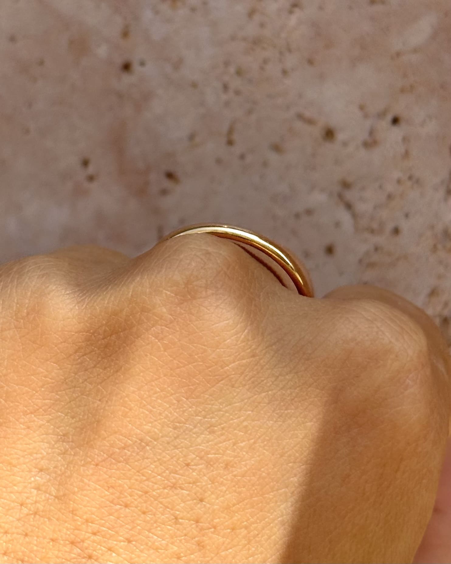 Alliance Or Jaune 18 carats 2.3 mm "Hugo" - Elliade Paris