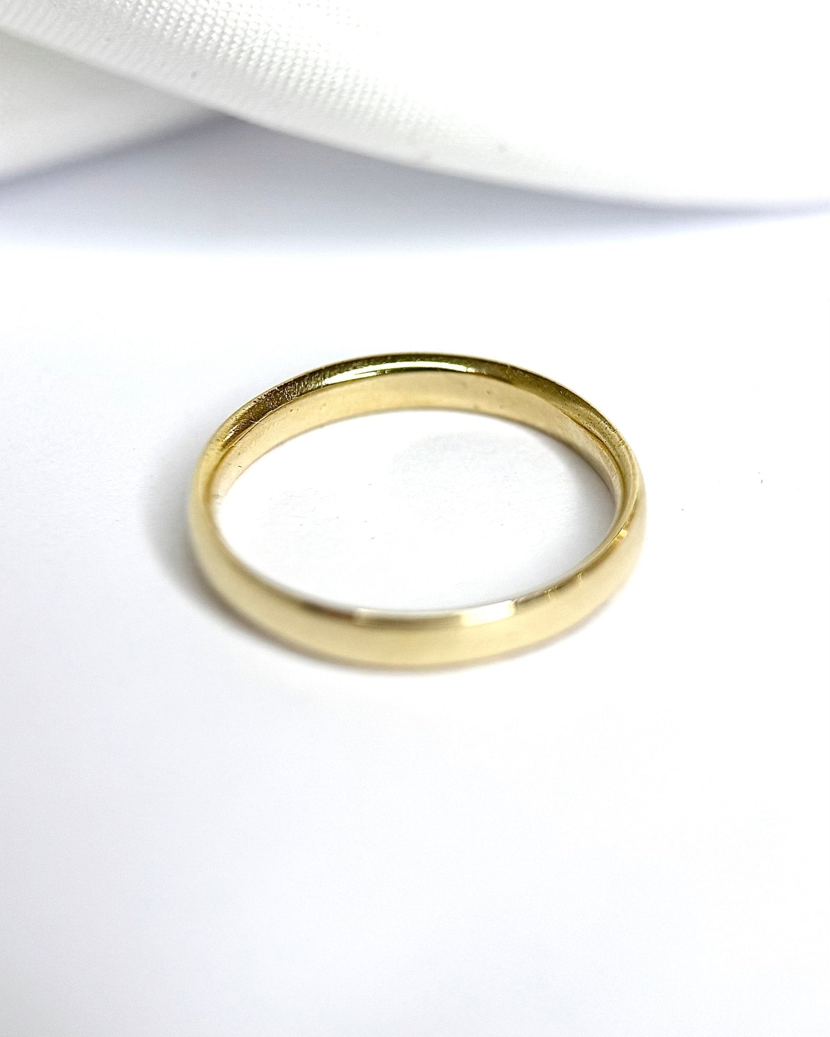 Alliance Or Jaune 18 carats 2.6 mm "Lucas" - Elliade Paris