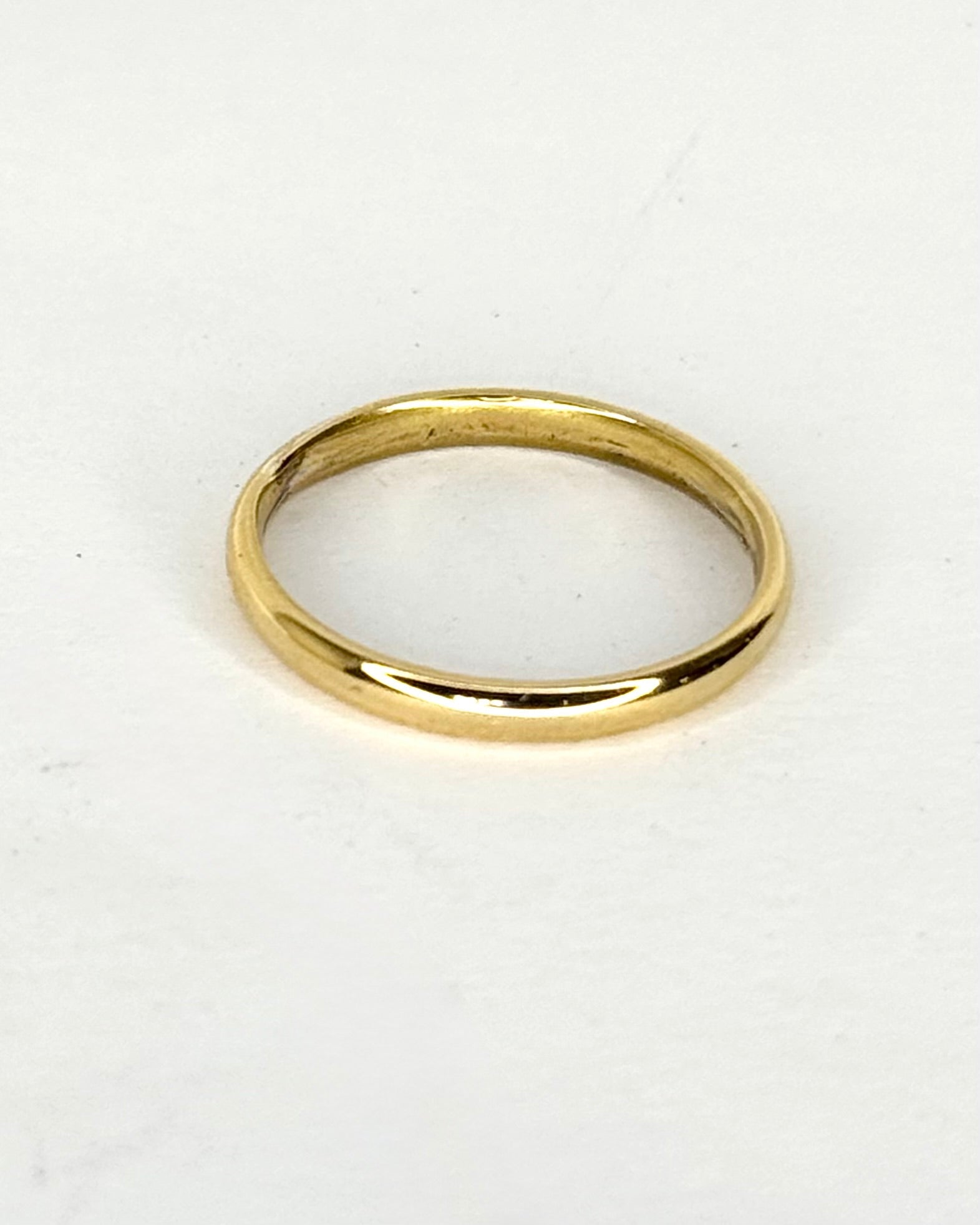 Alliance Or Jaune 18 carats 2mm "Shaun" - Elliade Paris